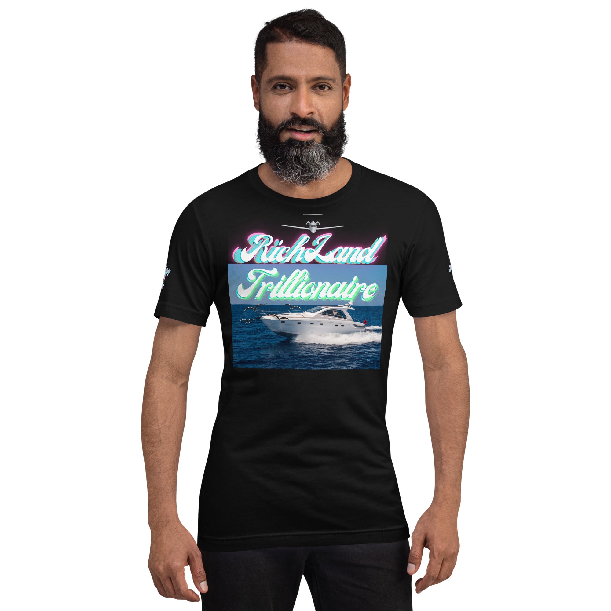 Rich Drip Rich Land Trillionaire Work Hard Play Hard 24/7 - Unisex t-shirt