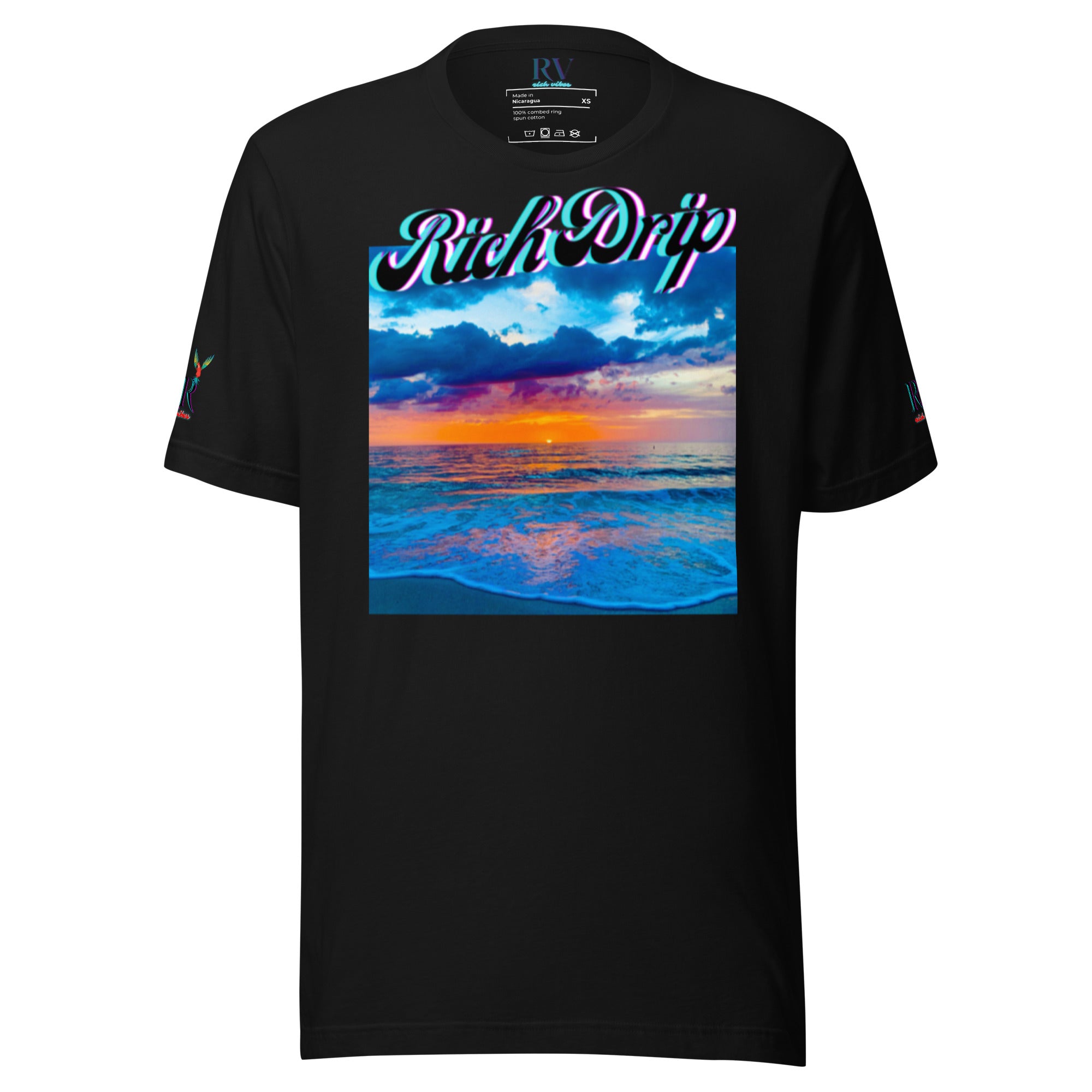 Rich Drip Good Vibes Blue Sunset - SubUnisex t-shirt