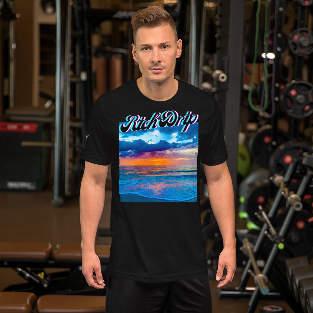 Rich Drip Good Vibes Blue Sunset - SubUnisex t-shirt