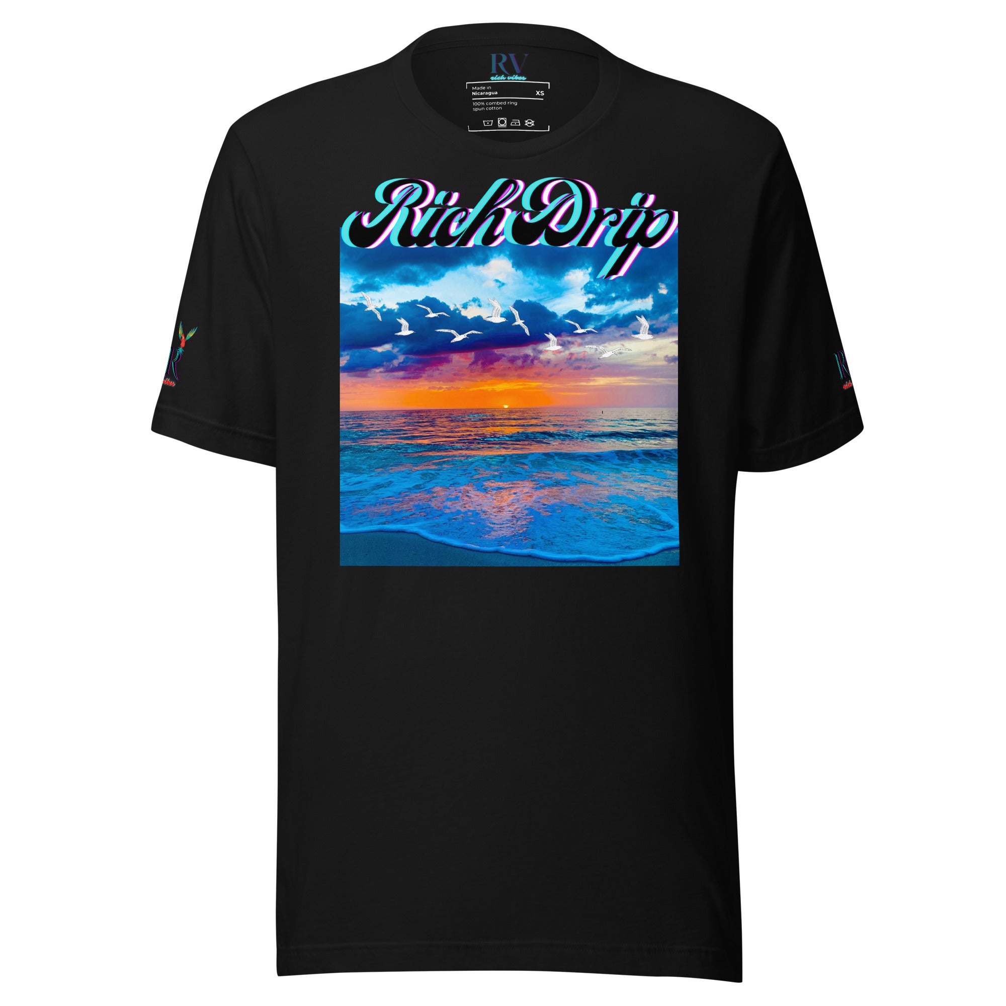 Rich Drip Str8 Good Vibes Blue Sunset - SubUnisex t-shirt