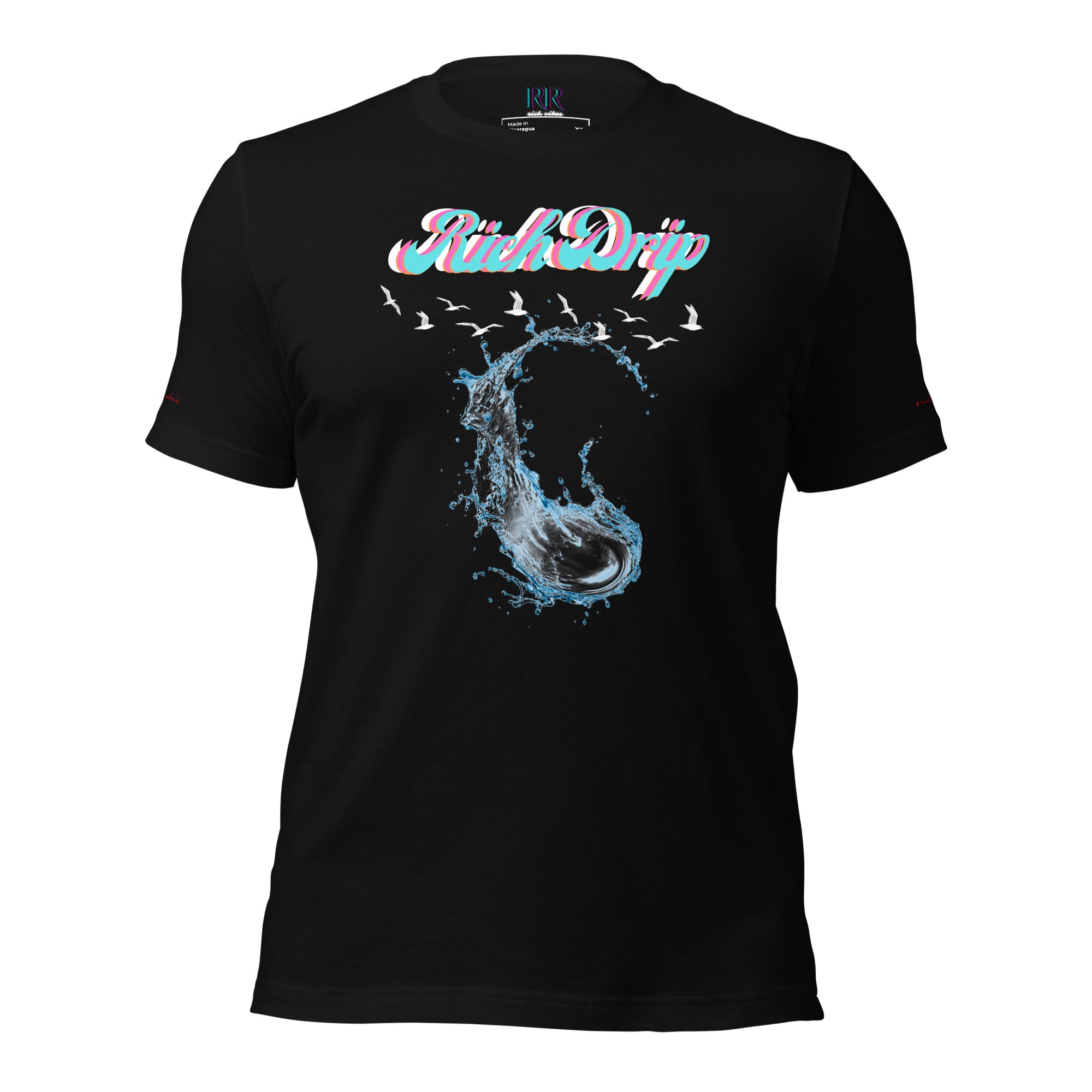 Rich Vibes Rich Drip Miami Splash T-Shirt