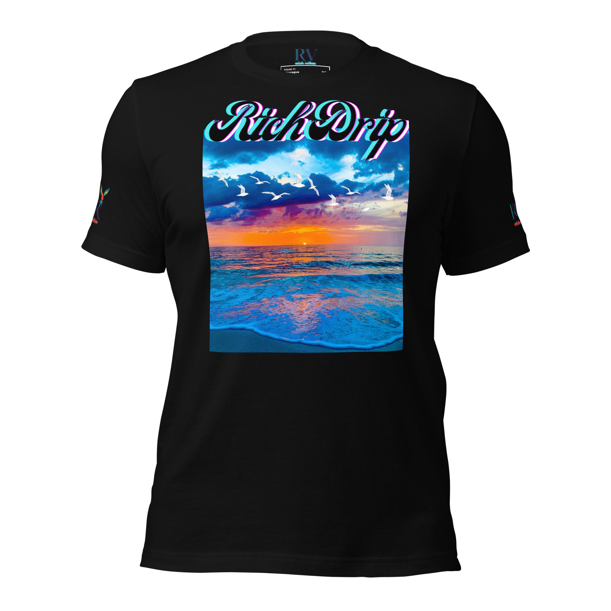 Rich Drip Str8 Good Vibes Blue Sunset - SubUnisex t-shirt