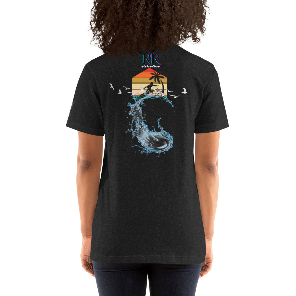 Rich Drip Surf Board Walk - Unisex t-shirt