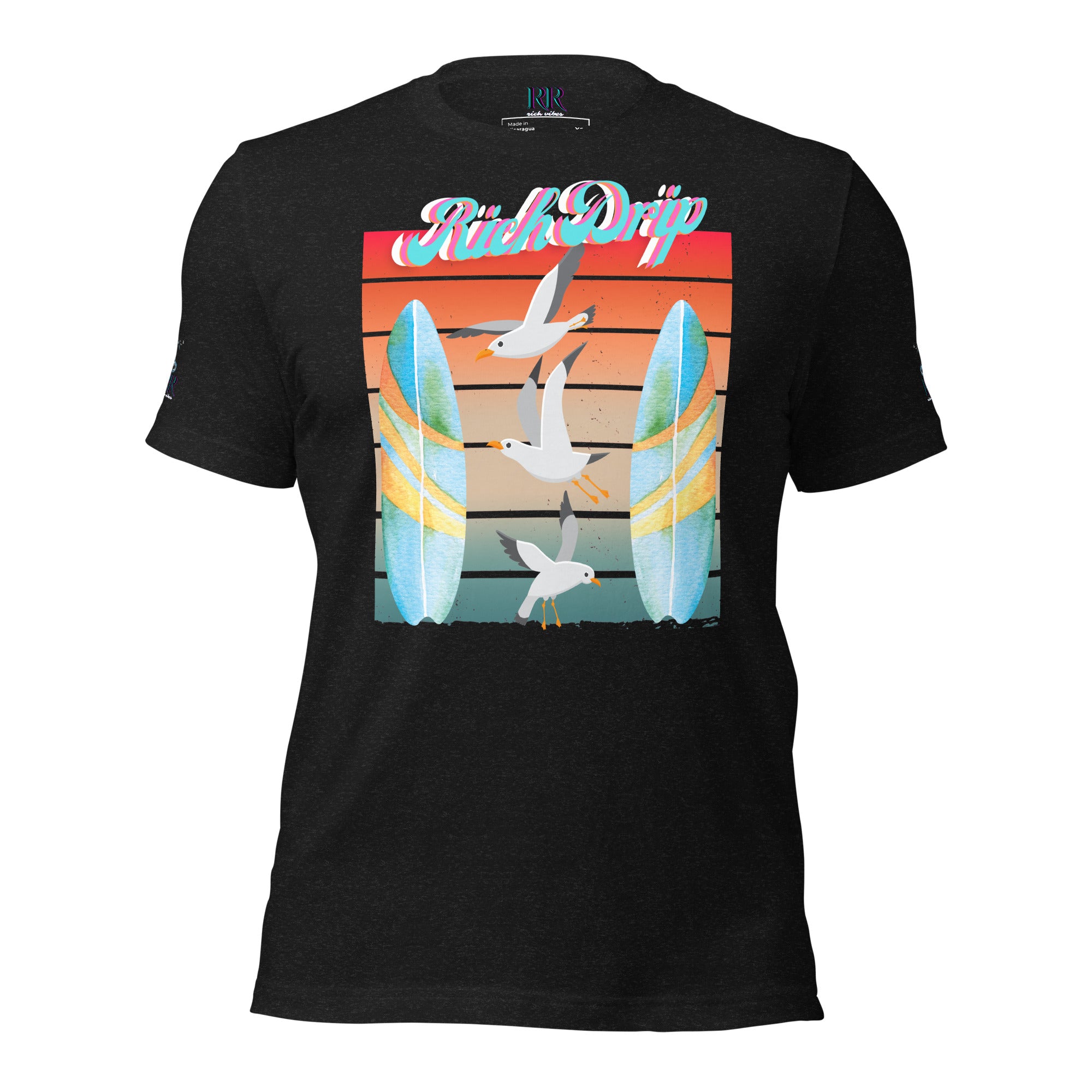 Rich Drip Surf Board Walk - Unisex t-shirt