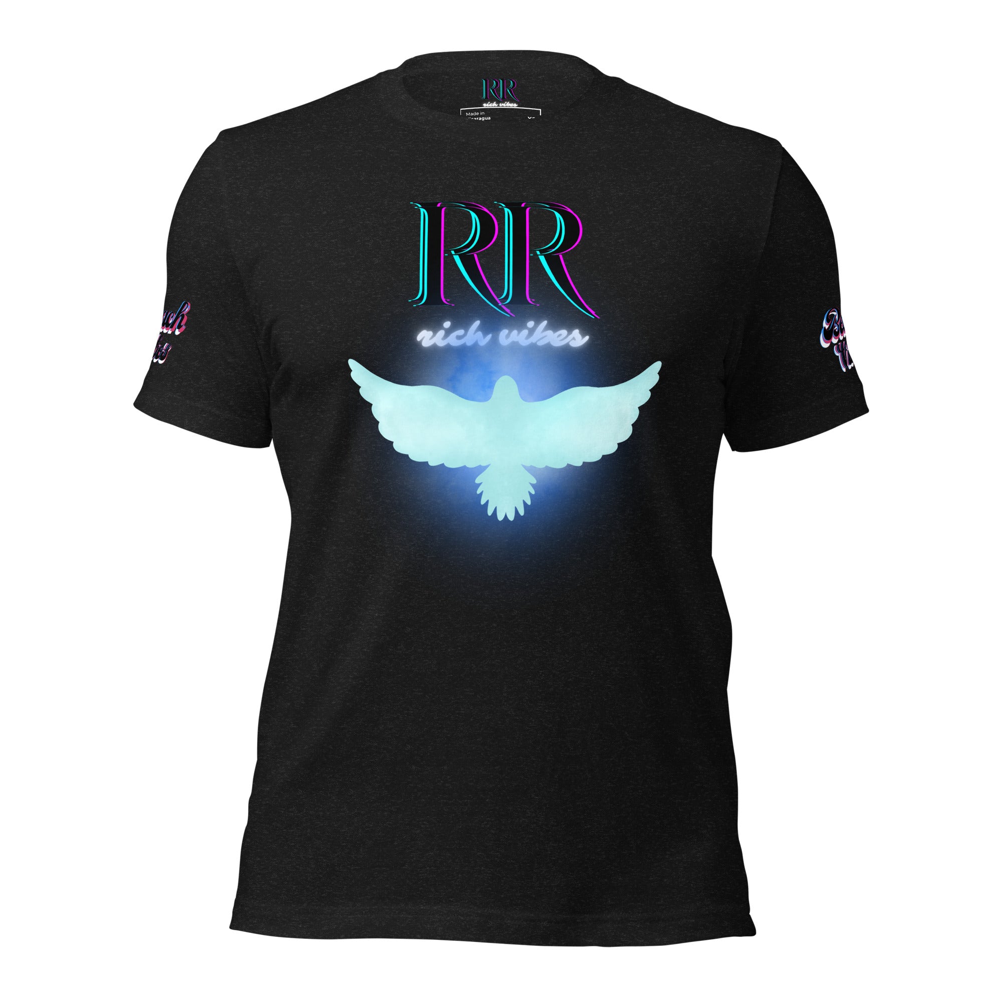 Rich Vibes RR Beach Vibes Glowing Dove - Unisex t-shirt