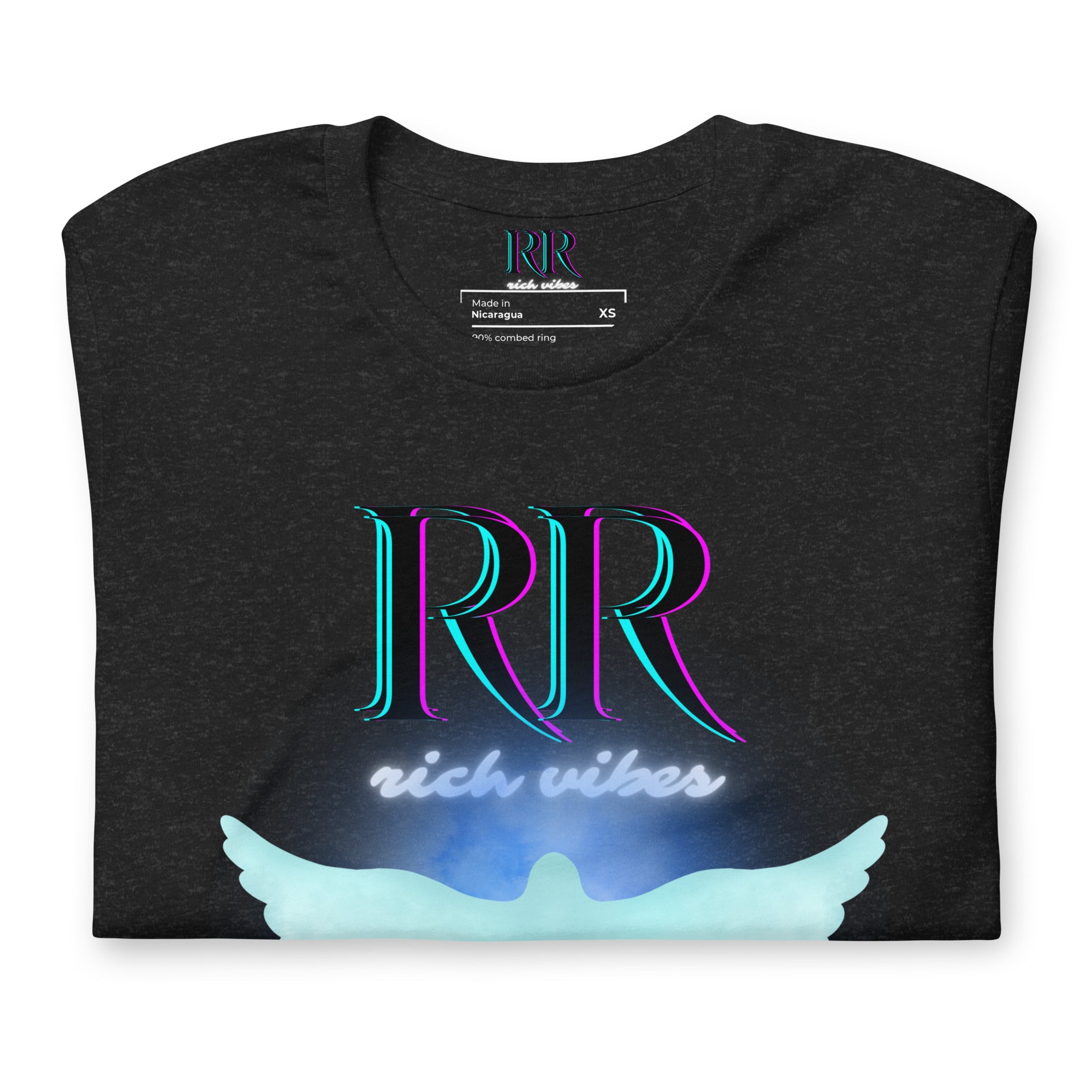 Rich Vibes RR Beach Vibes Glowing Dove - Unisex t-shirt