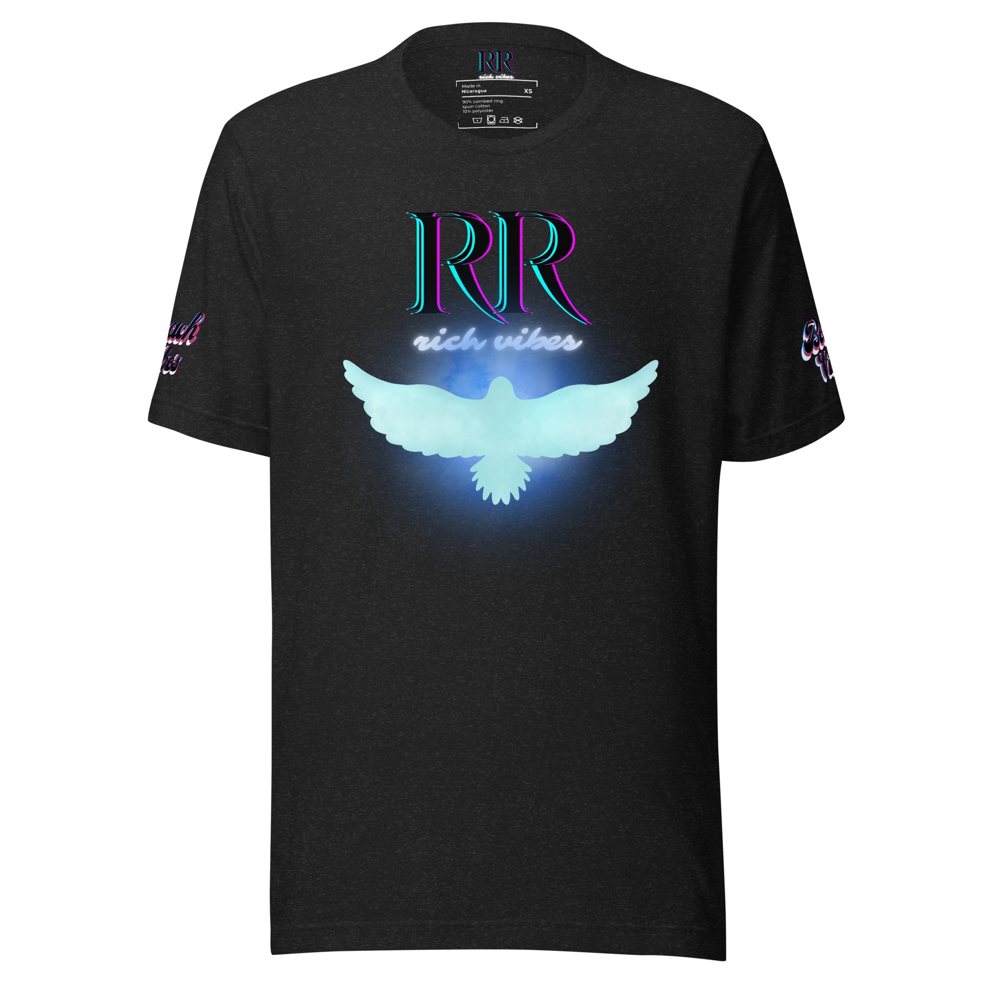 Rich Vibes RR Beach Vibes Glowing Dove - Unisex t-shirt