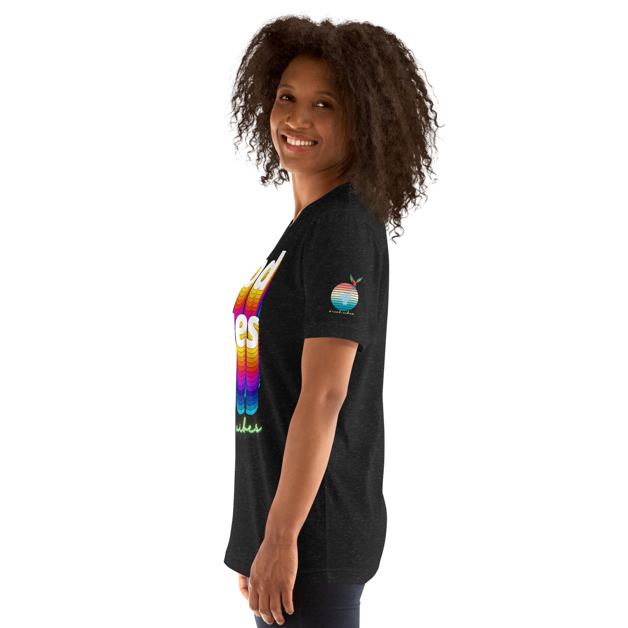 Rich Drip Good Vibes Multi Colored Circle 1.0 - Unisex t-shirt Royal Blue