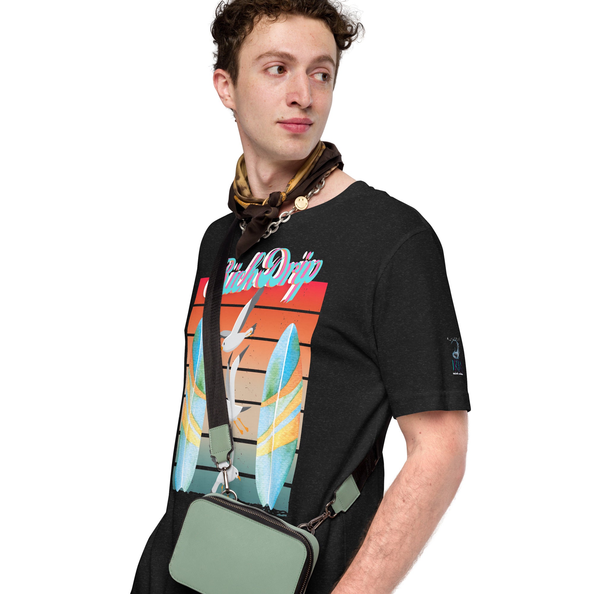 Rich Drip Surf Board Walk - Unisex t-shirt