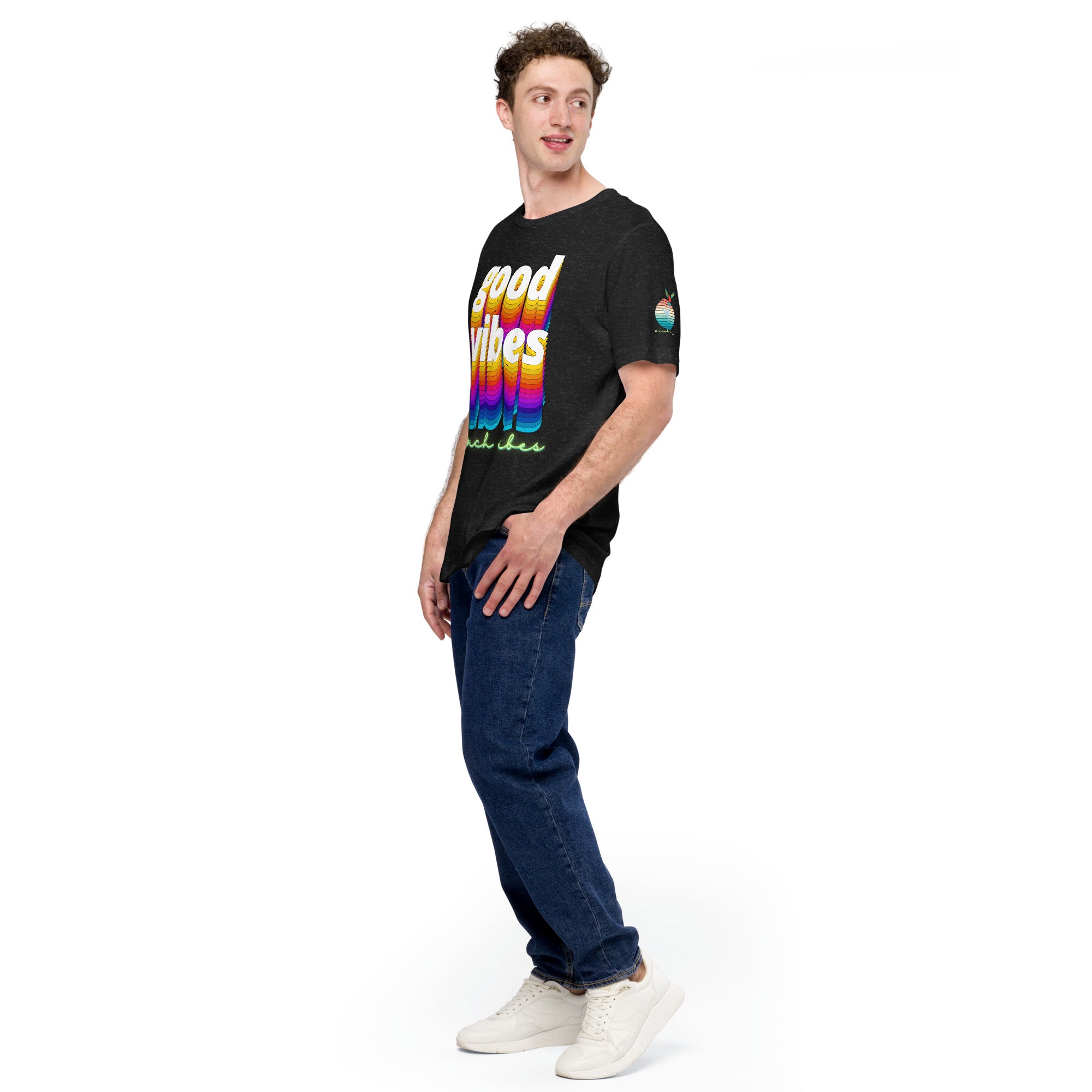 Rich Drip Good Vibes Multi Colored Circle 1.0 - Unisex t-shirt Royal Blue
