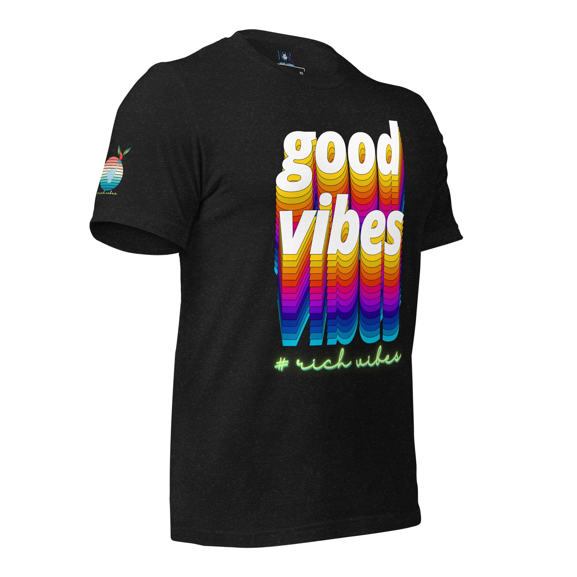 Rich Drip Good Vibes Multi Colored Circle 1.0 - Unisex t-shirt Royal Blue