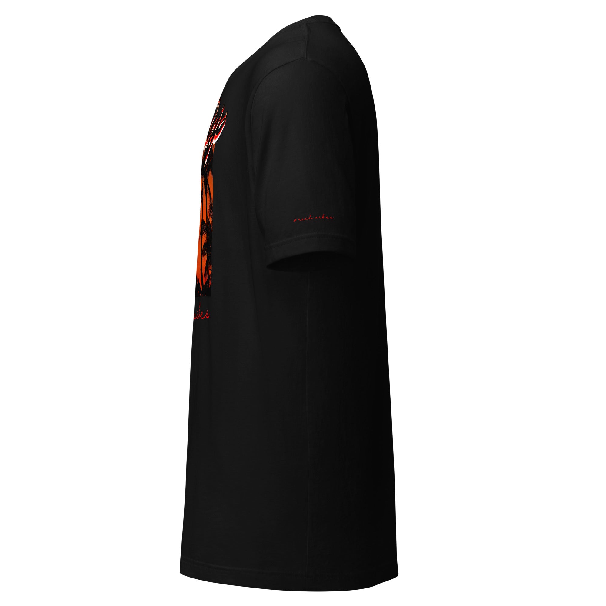 RV5 Red Sunset Squared Circle - Unisex Staple T-Shirt | Bella + Canvas 3001