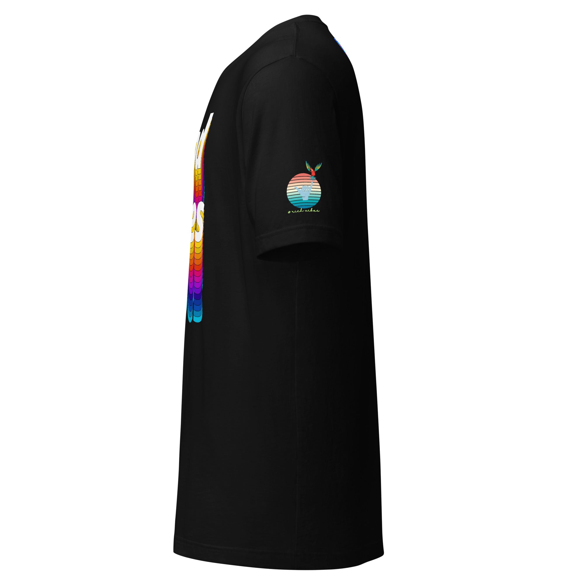 Rich Drip Good Vibes Multi Colored Circle - Unisex t-shirt