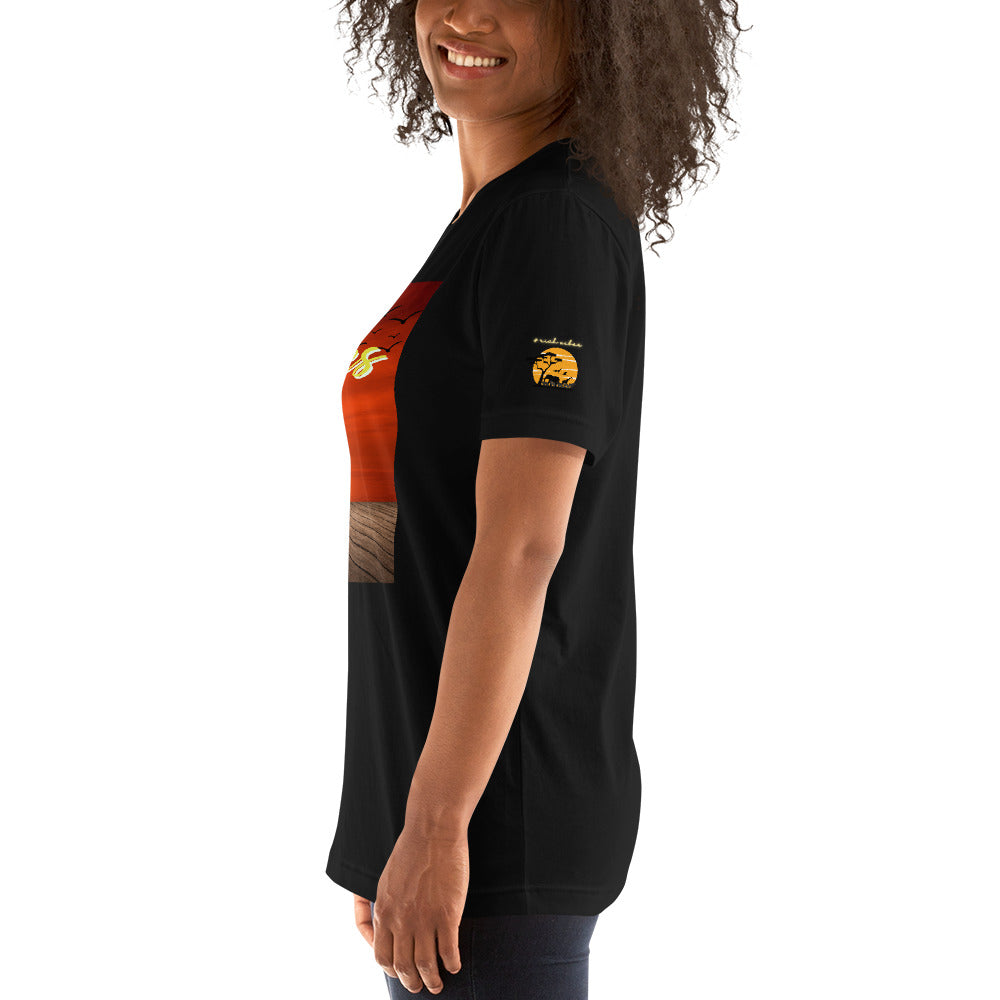 Rich Vibes Africa Sunset Vibes - Unisex t-shirt Black