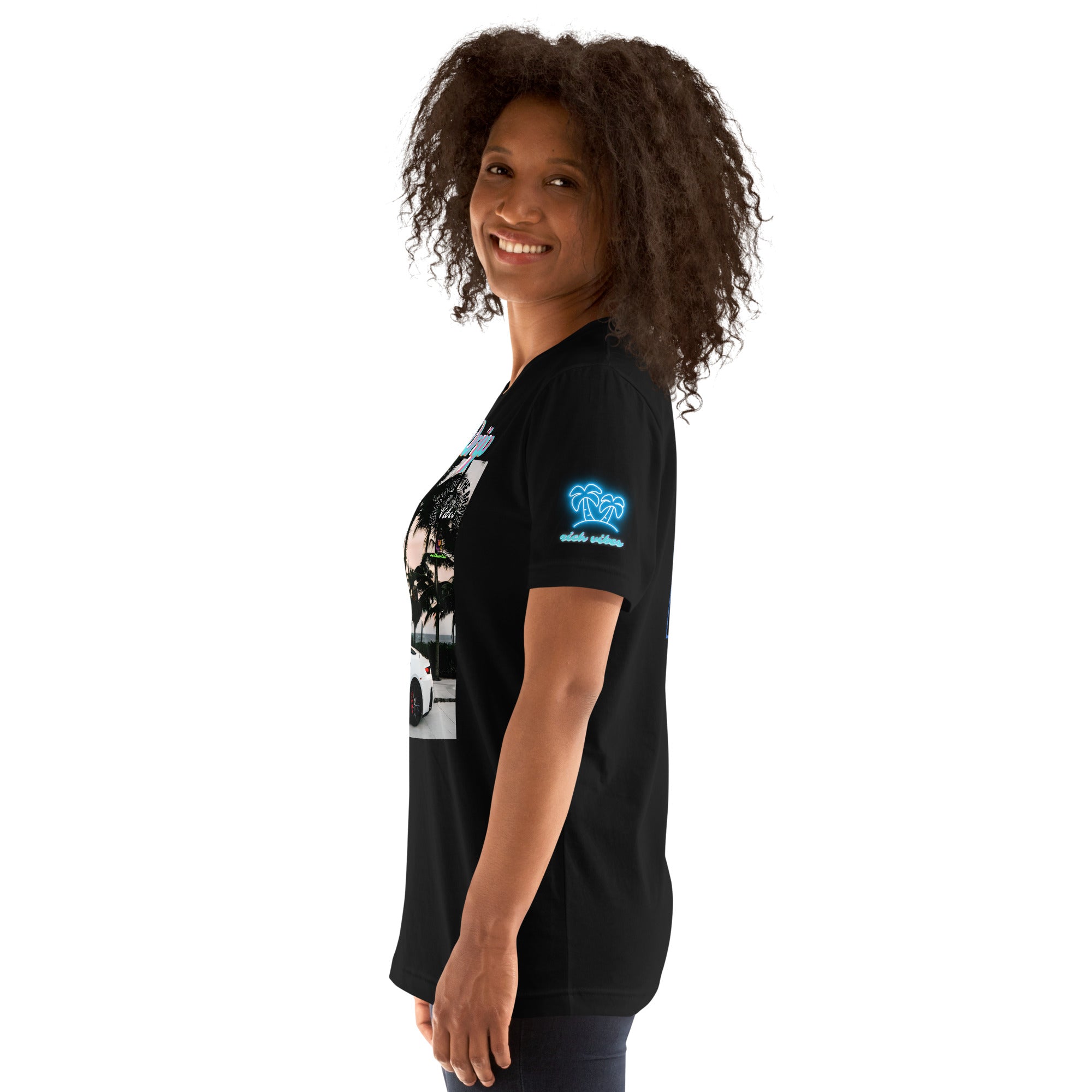 RV Rich Drip Brand Of The Brave Windy Palms White Motor Sport - Unisex t-shirt Black