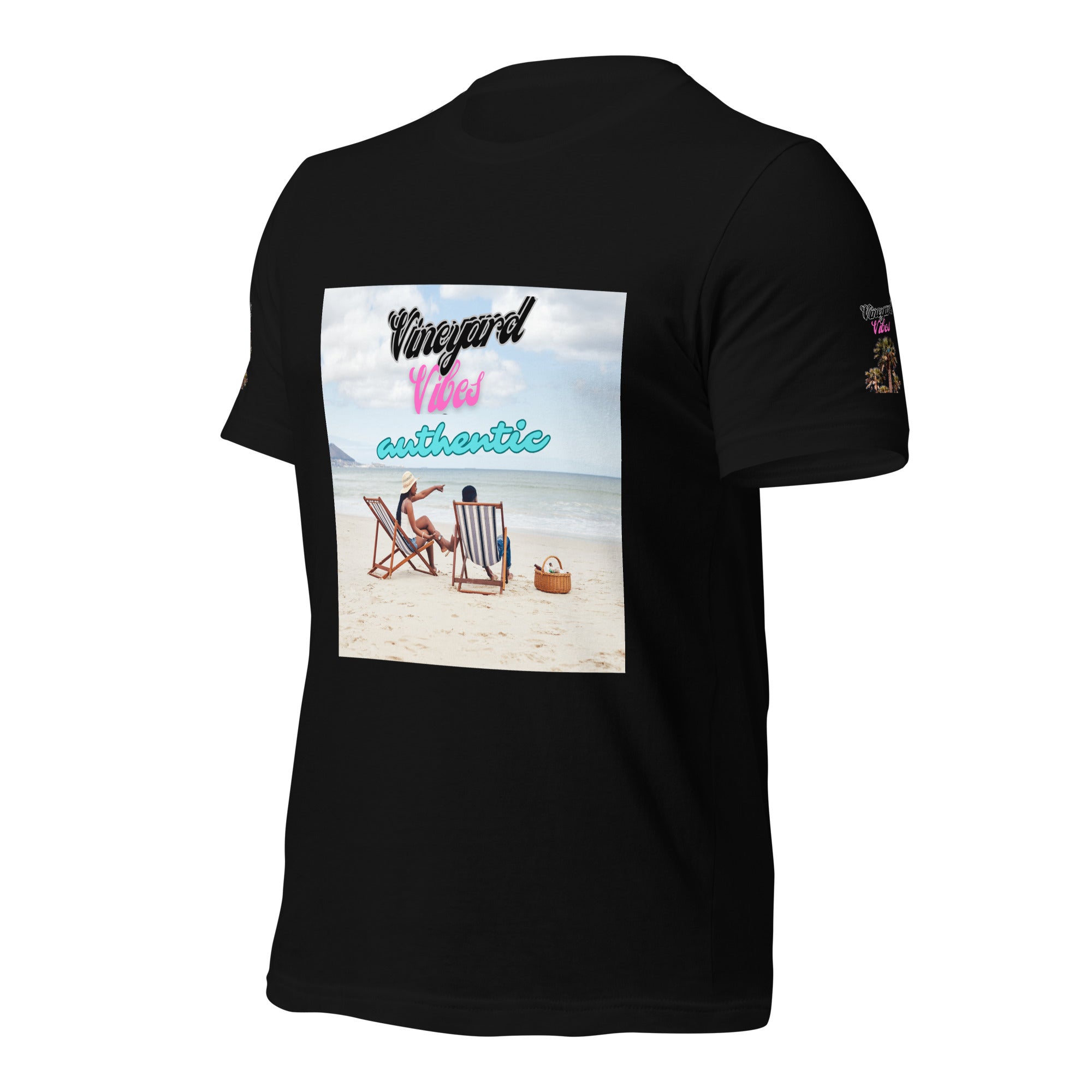 Vineyard Vibes Authentic Beach Front Good Vibes - Unisex t-shirt