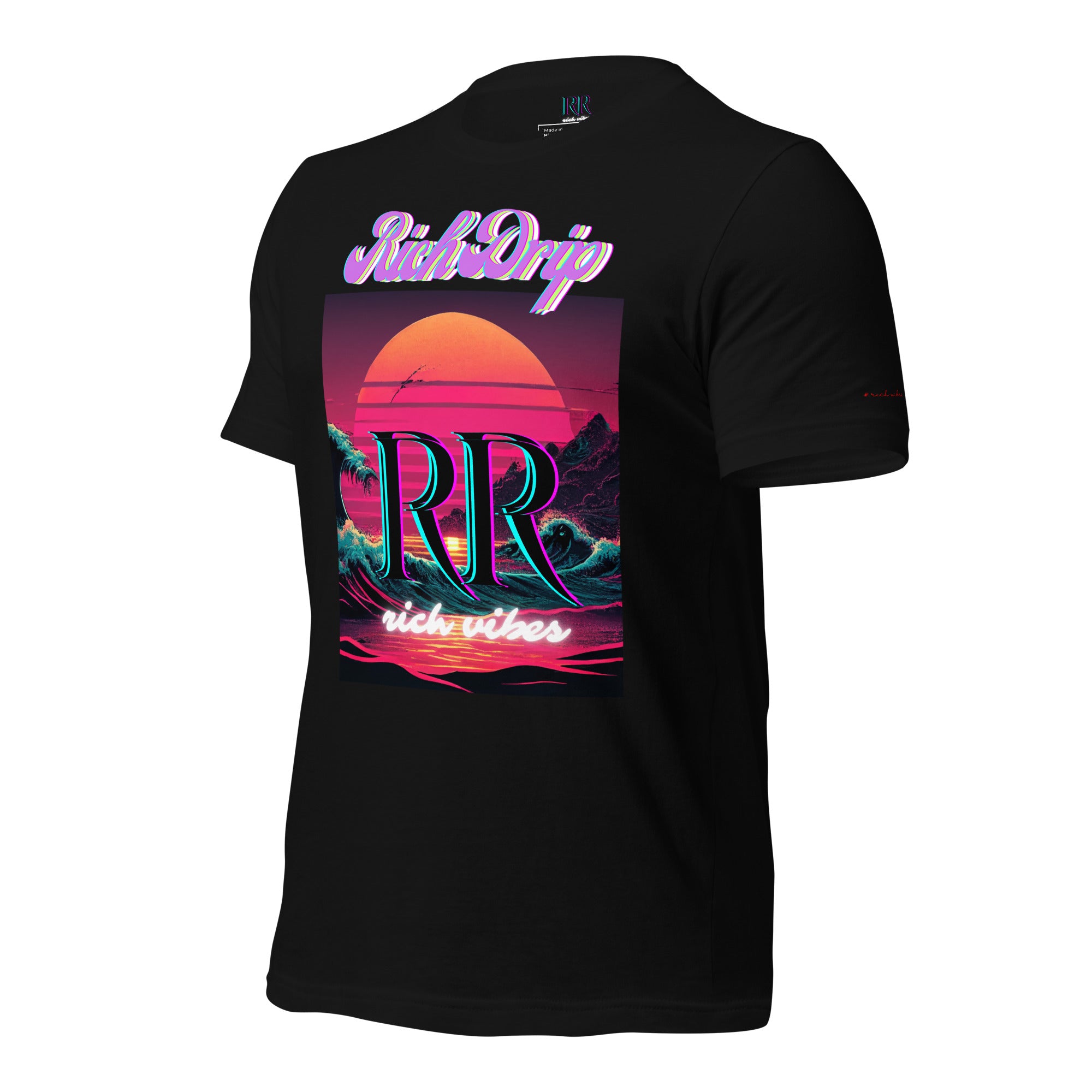 Rich Vibes Purple Sunset Rich Drip 2.0 - Unisex t-shirt