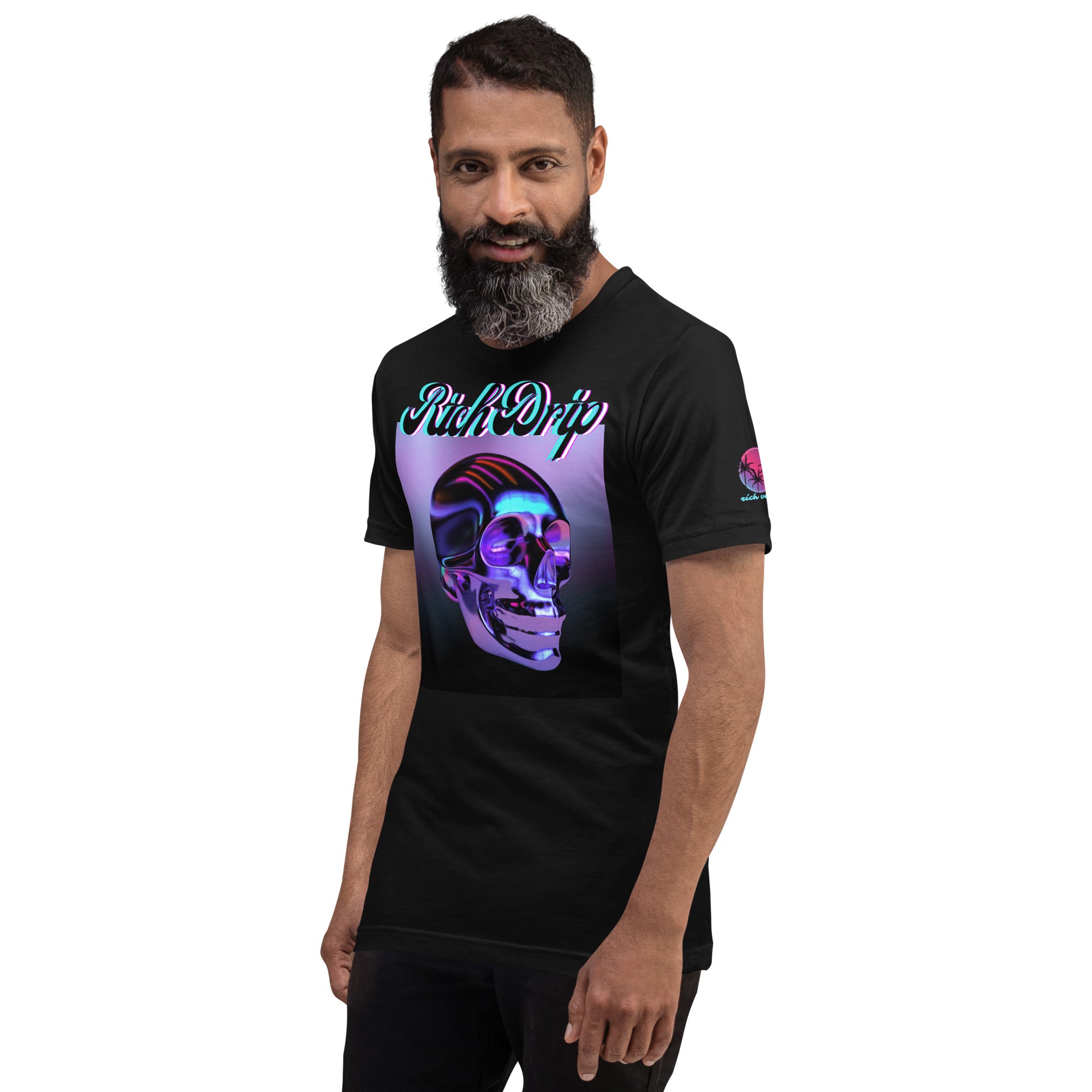 Rich Drip Drippy Metal Skull 2.0 - Unisex t-shirt