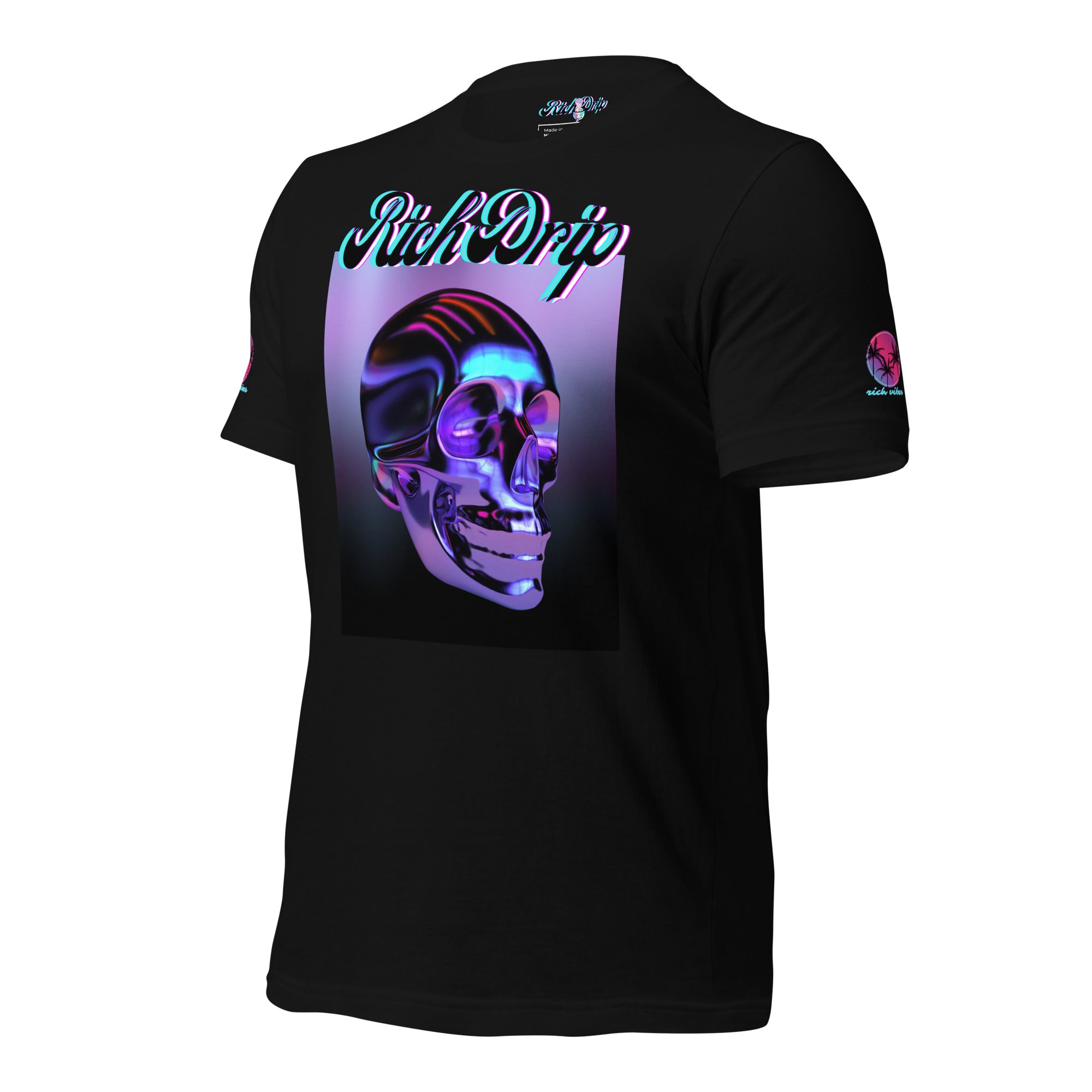 Rich Drip Drippy Metal Skull 2.0 - Unisex t-shirt
