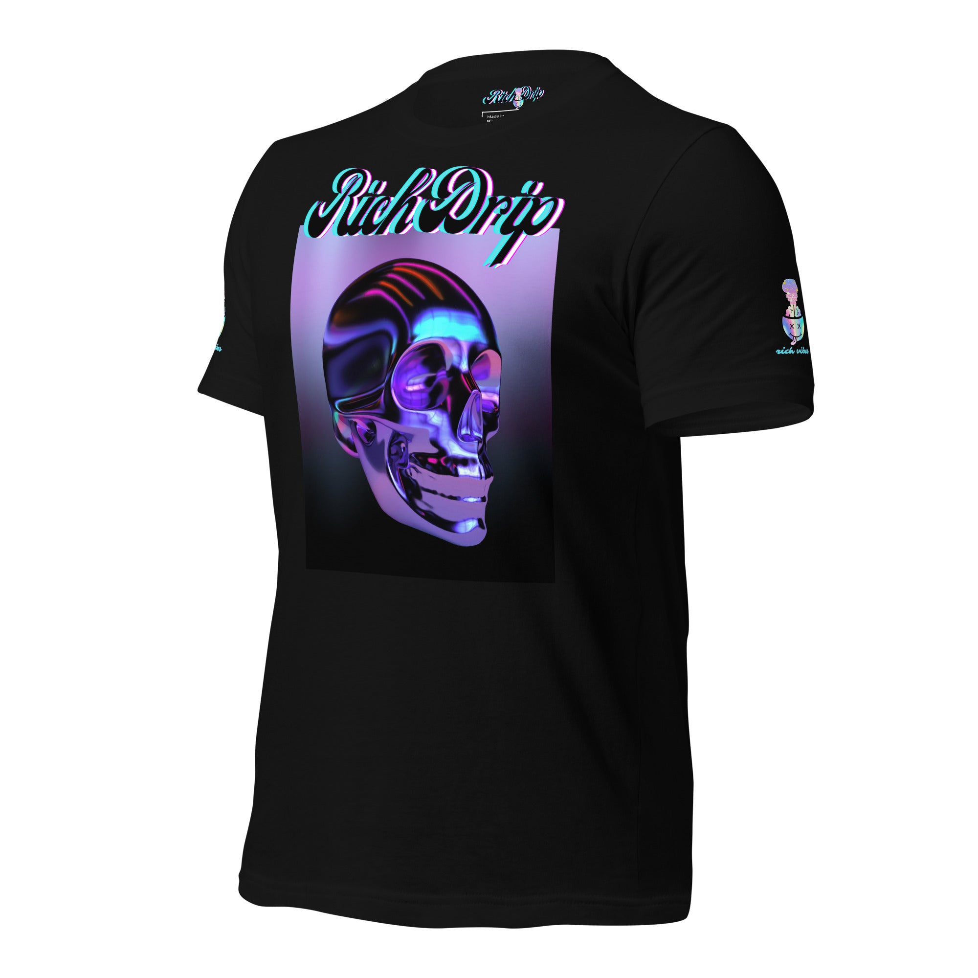 Rich Drip Drippy Stoner Back 2.0 - Unisex t-shirt Black