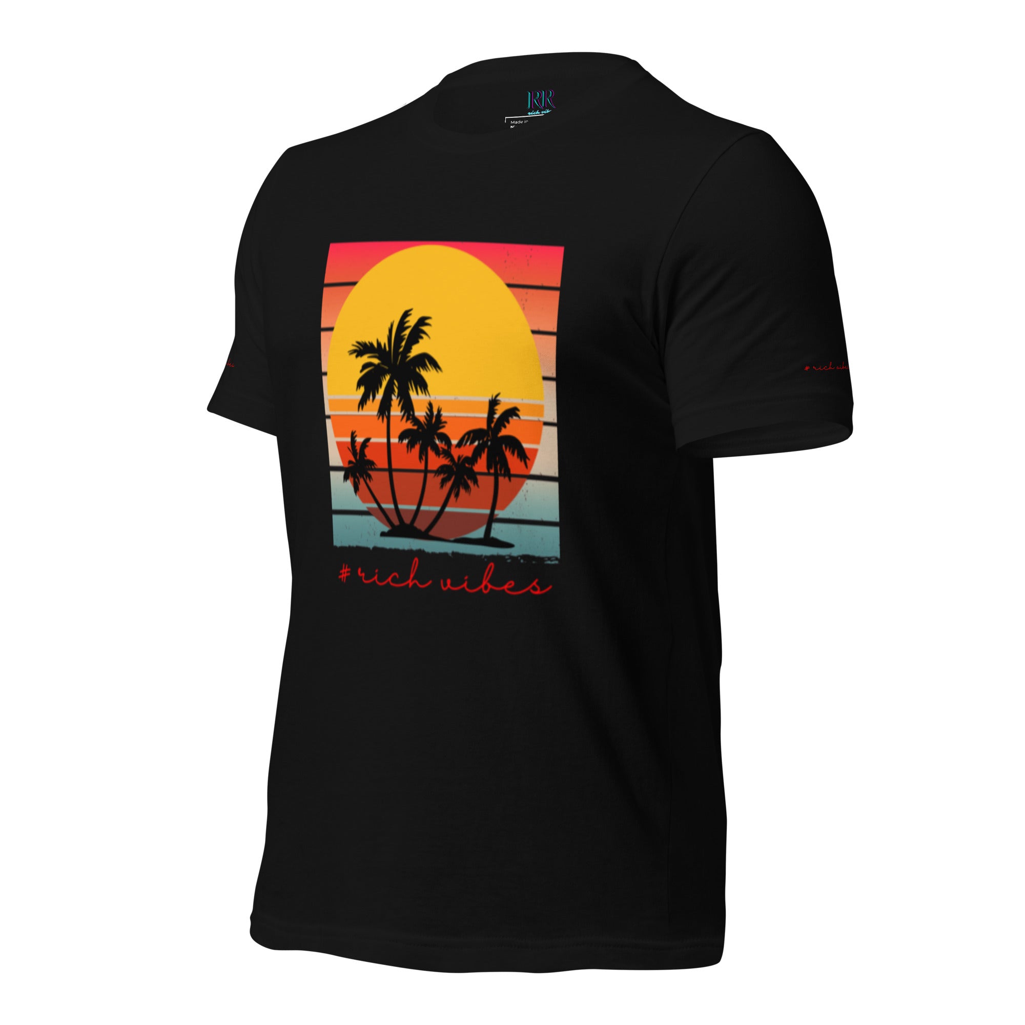 RV5 Sunset Squared Circle - Unisex Staple T-Shirt | Bella + Canvas 3001