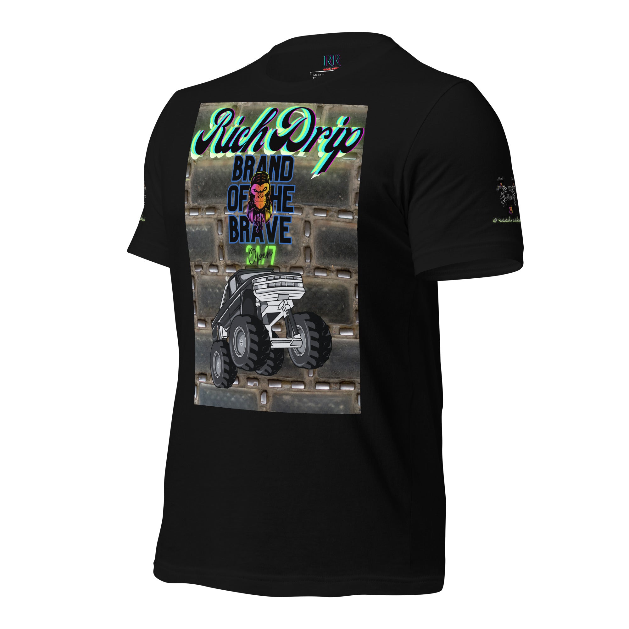 Rich Drip RV Brand Of The Brave 24/7 Monster Truck - Unisex t-shirt