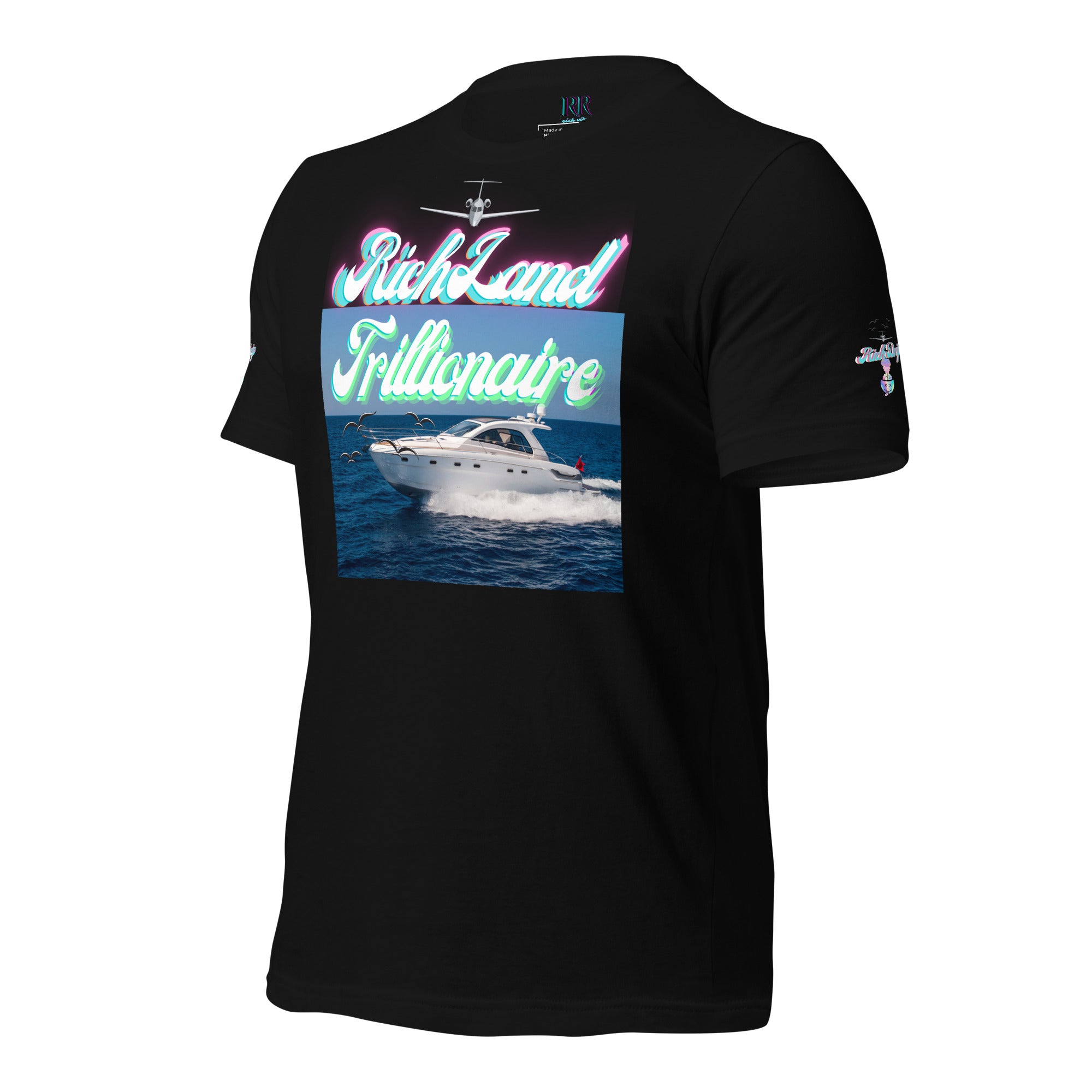 Rich Drip Rich Land Trillionaire Work Hard Play Hard 24/7 - Unisex t-shirt