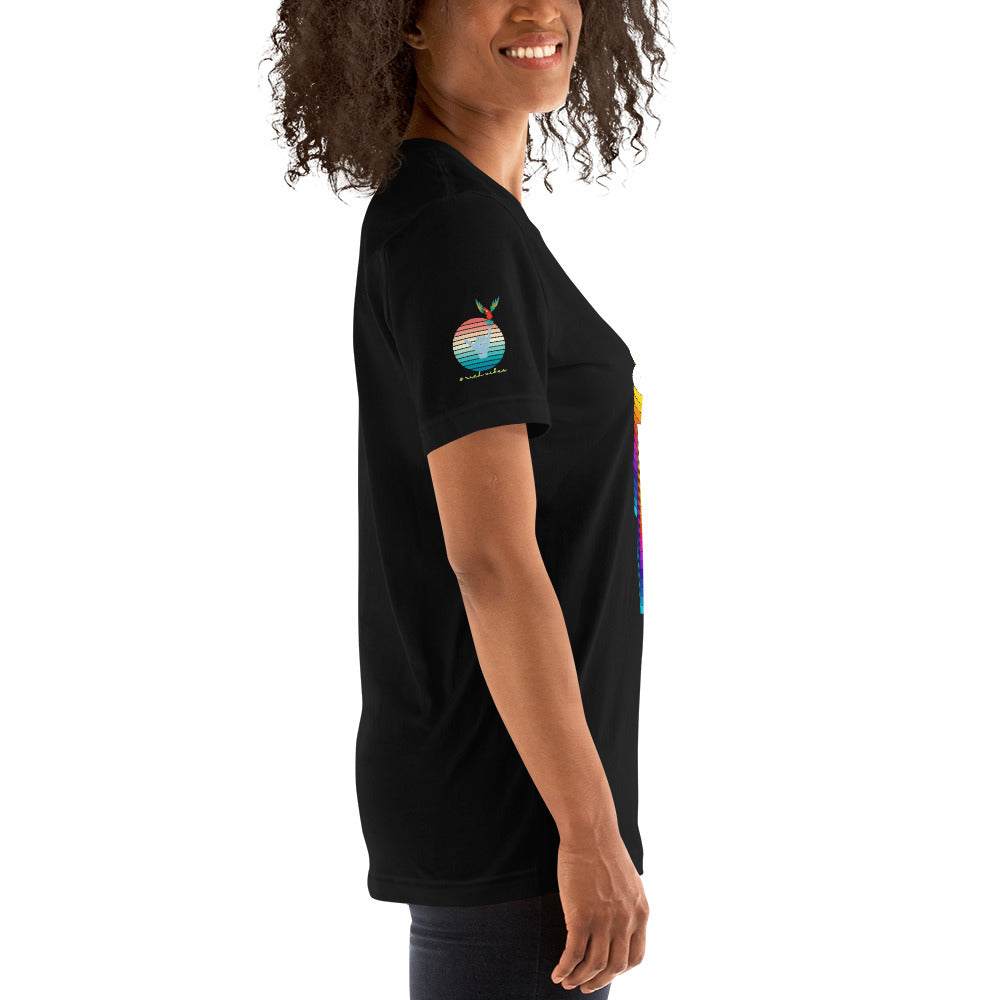 Rich Drip Good Vibes Multi Colored Circle - Unisex t-shirt