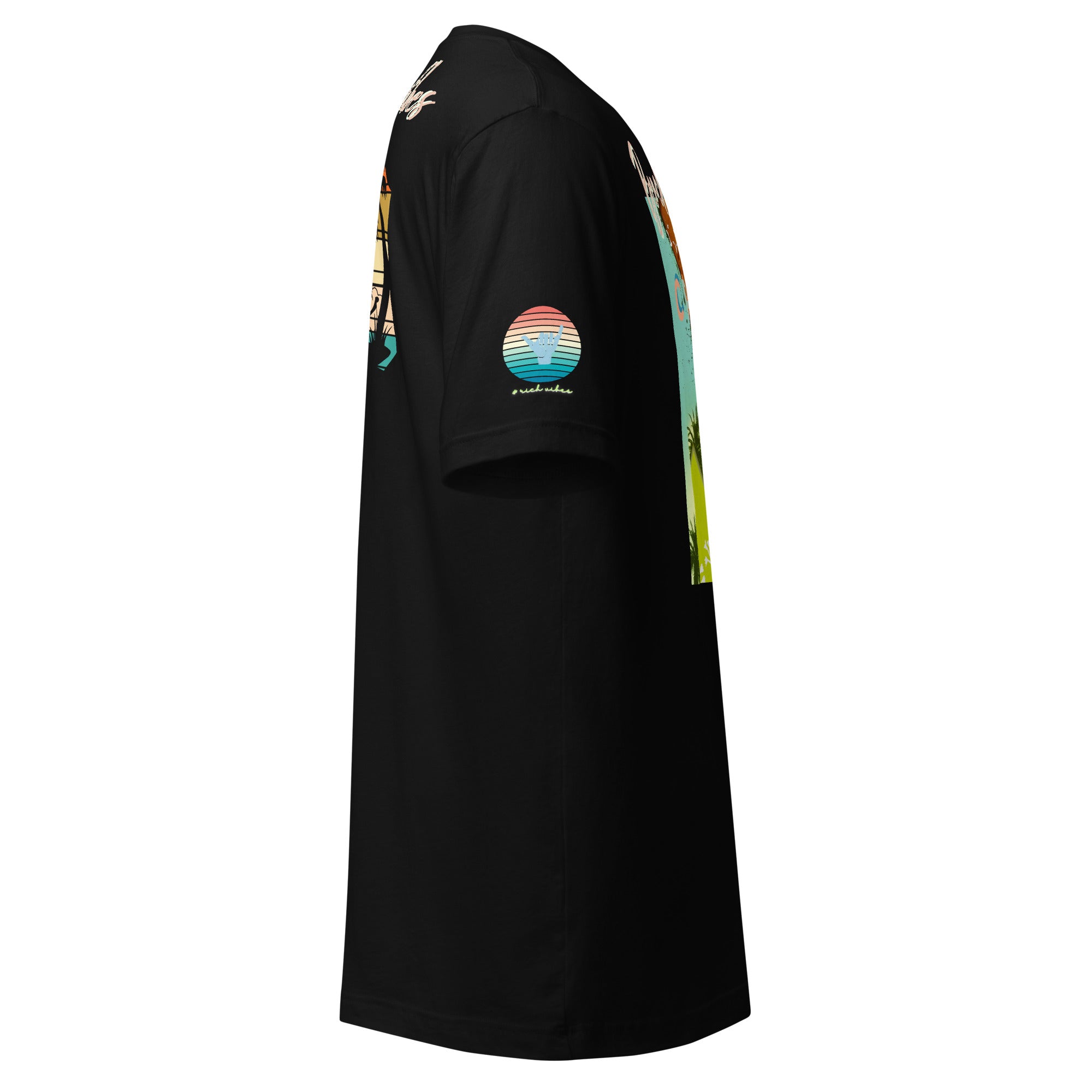 Sunset Vibes Beach Surf Creation 1.0 - Unisex t-shirt Black