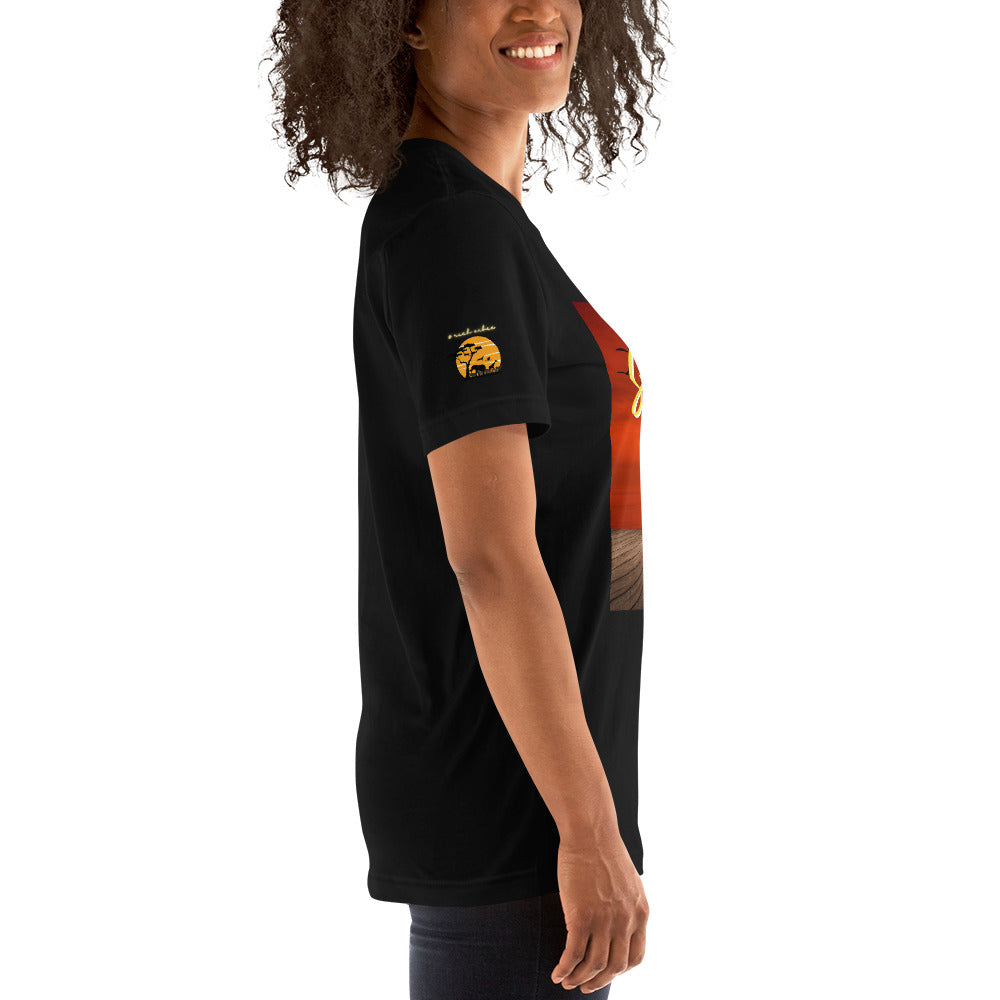 Rich Vibes Africa Sunset Vibes - Unisex t-shirt Black