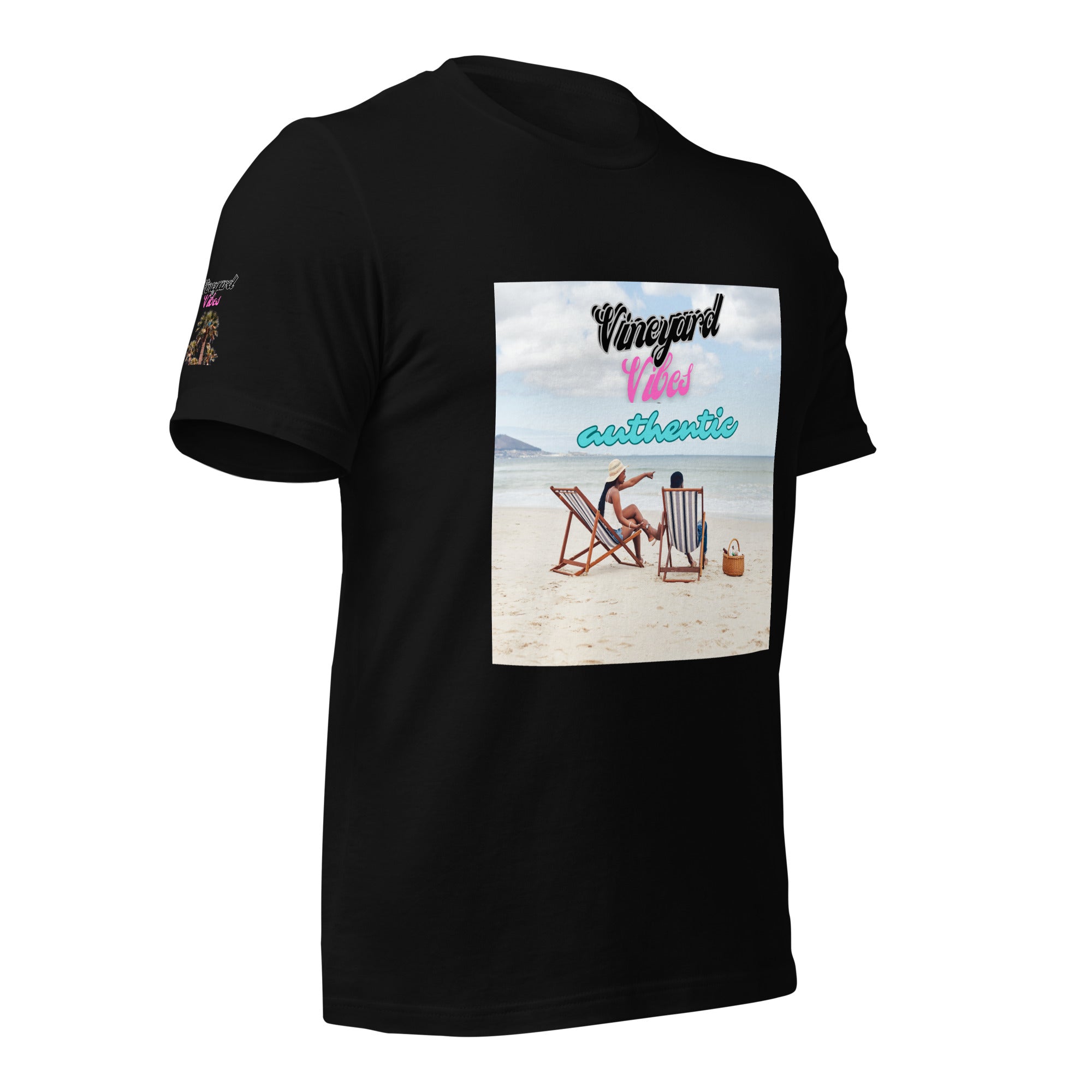 Vineyard Vibes Authentic Beach Front Good Vibes - Unisex t-shirt