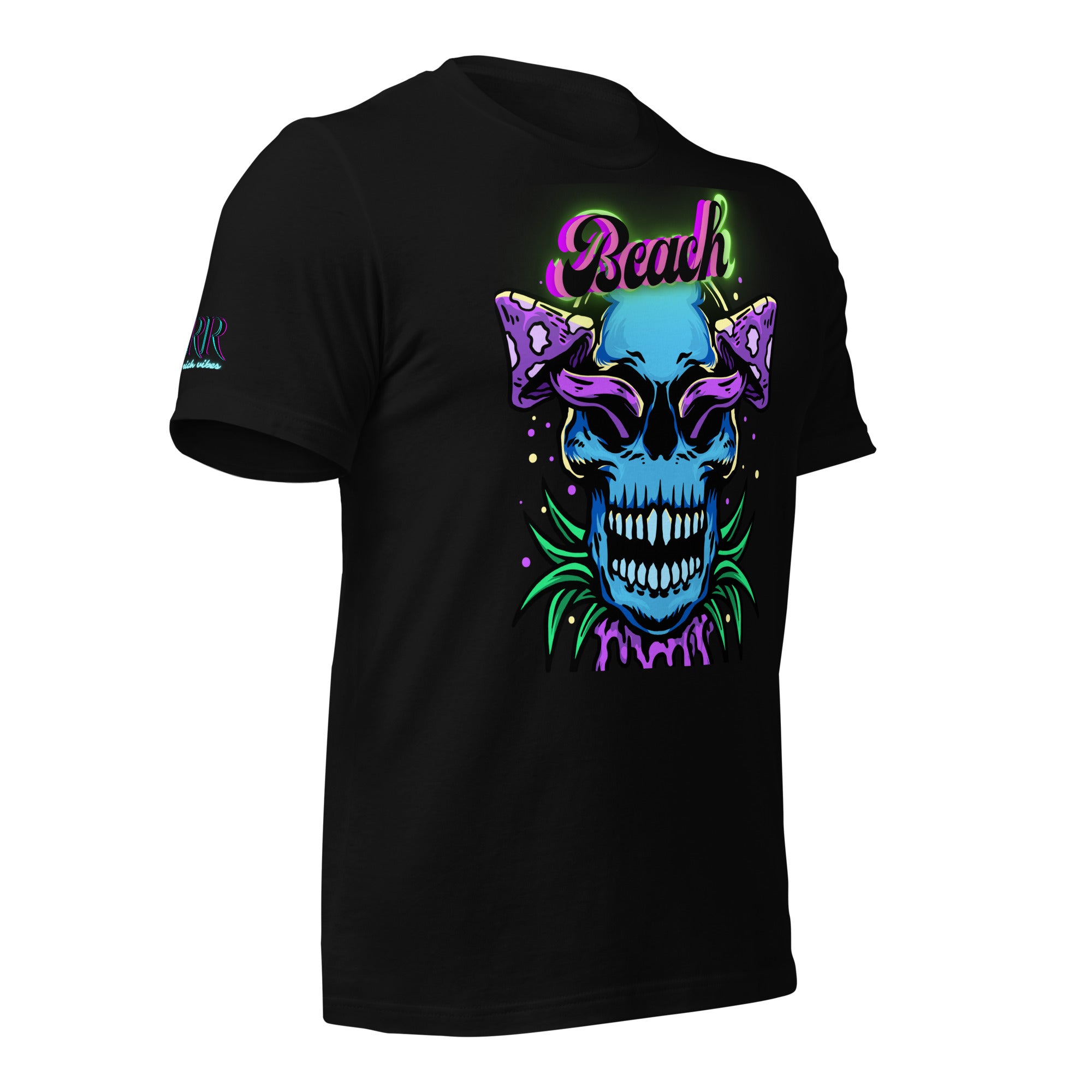 Brand Of The Brave Purple Shroom Skull Vibes - Unisex t-shirt