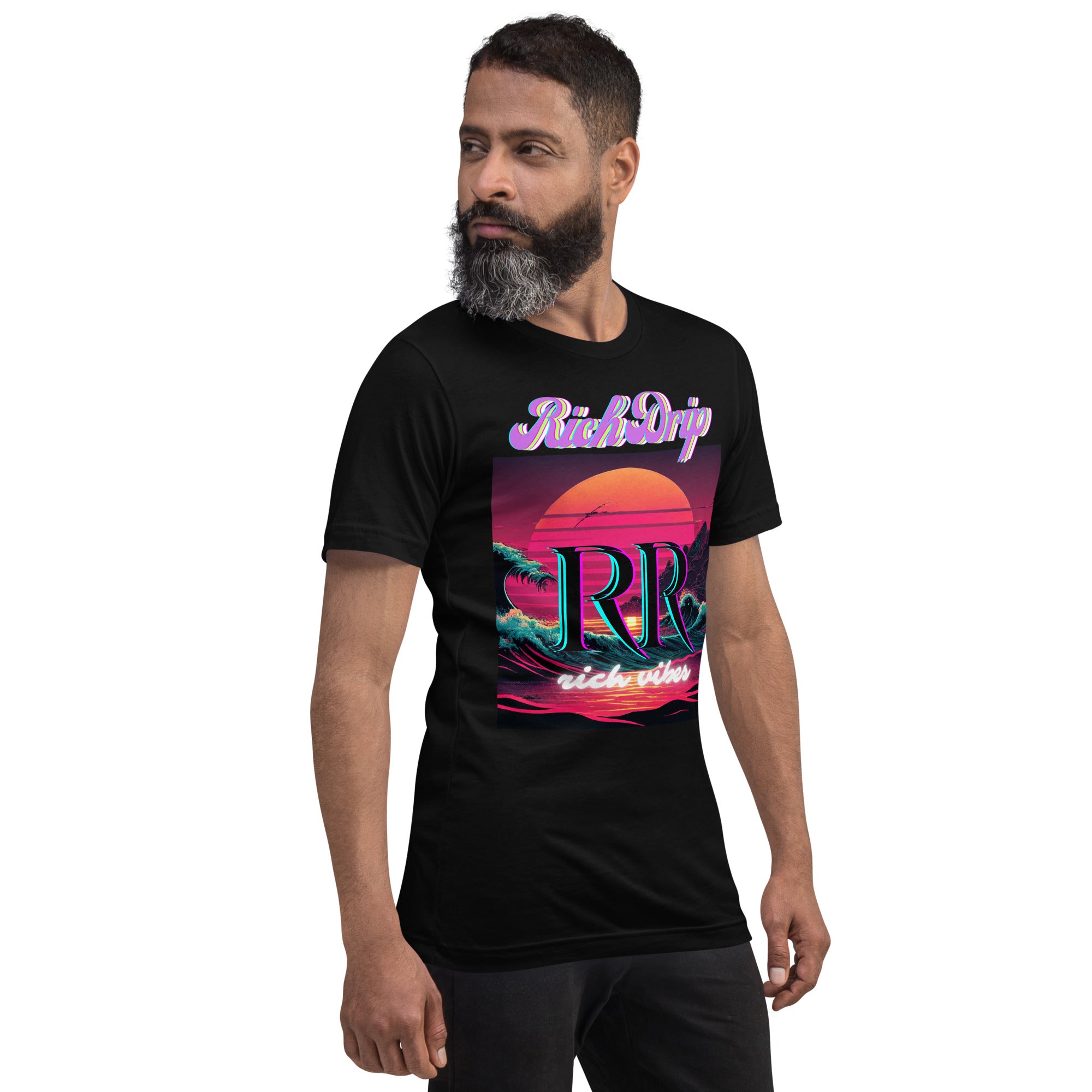 Rich Vibes Purple Sunset Rich Drip 2.0 - Unisex t-shirt