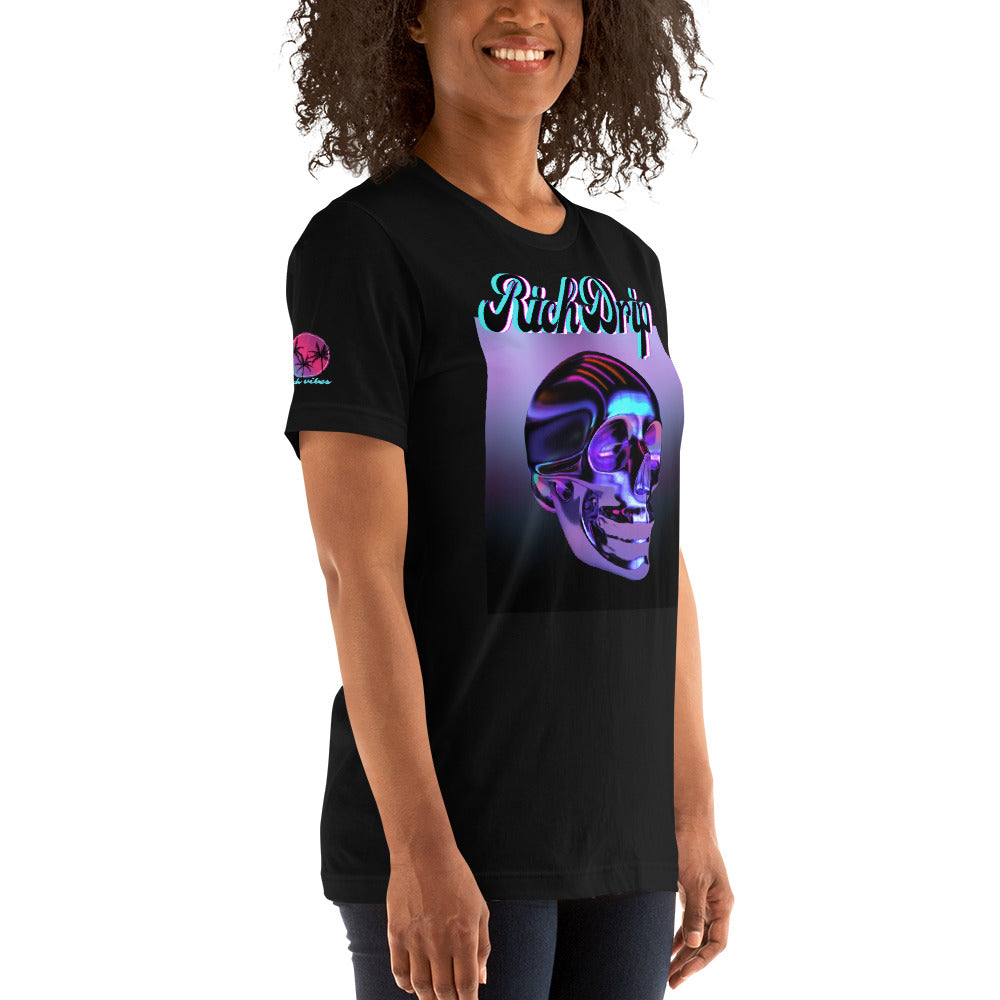 Rich Drip Drippy Metal Skull 2.0 - Unisex t-shirt