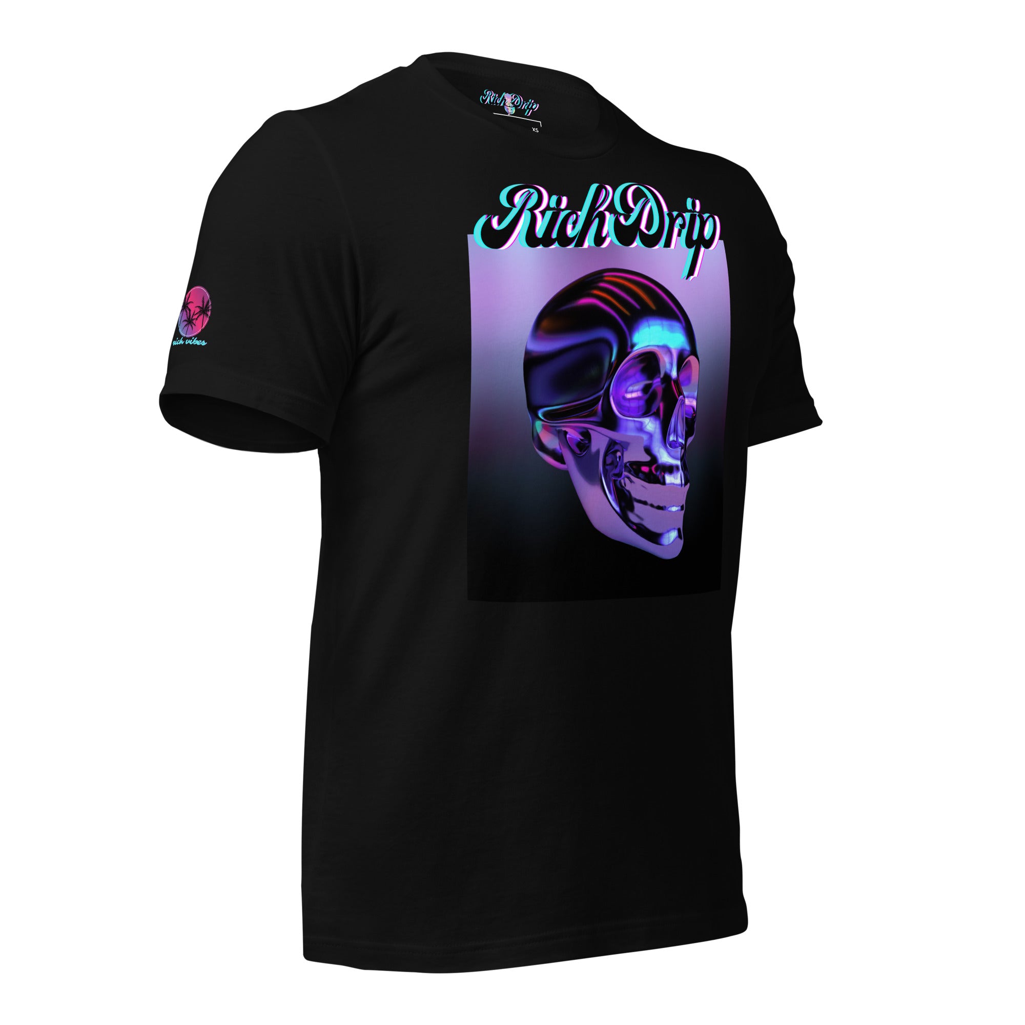 Rich Drip Drippy Metal Skull 2.0 - Unisex t-shirt