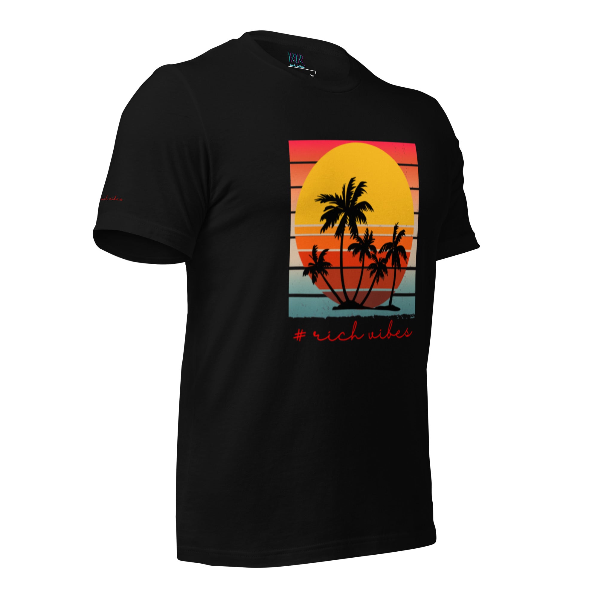 RV5 Sunset Squared Circle - Unisex Staple T-Shirt | Bella + Canvas 3001