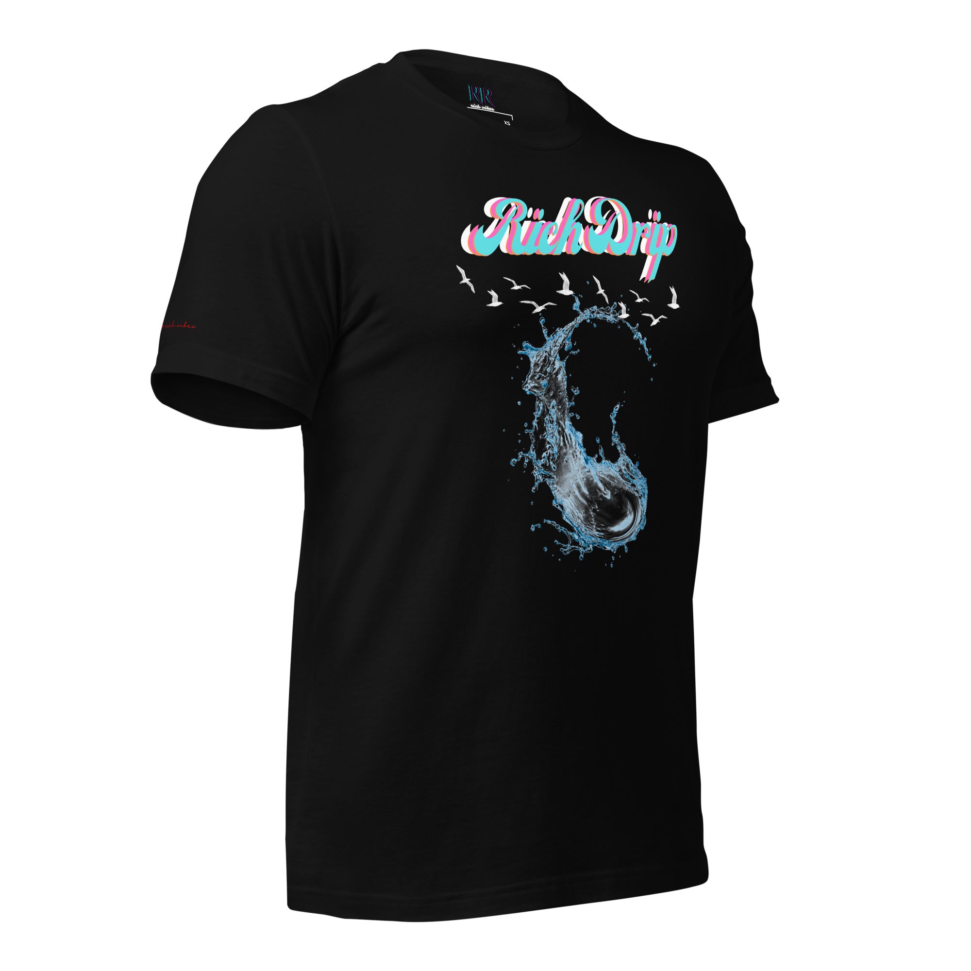 Rich Vibes Rich Drip Miami Splash T-Shirt