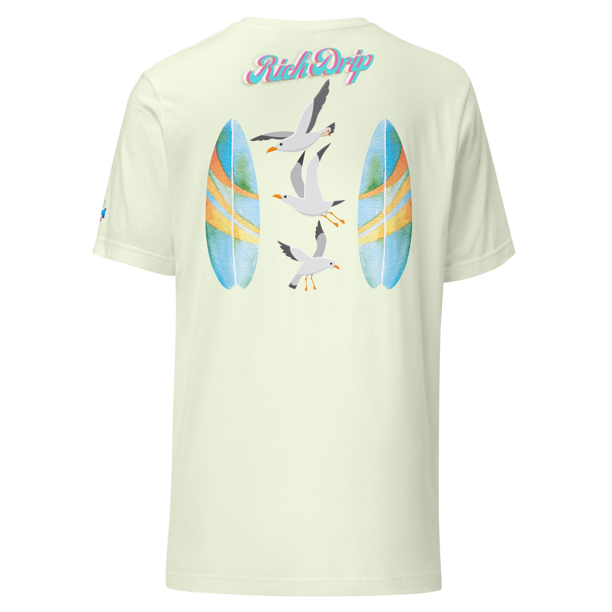 Rich Drip Blue Skies Beach Vibes RR - Unisex t-shirt Pastel