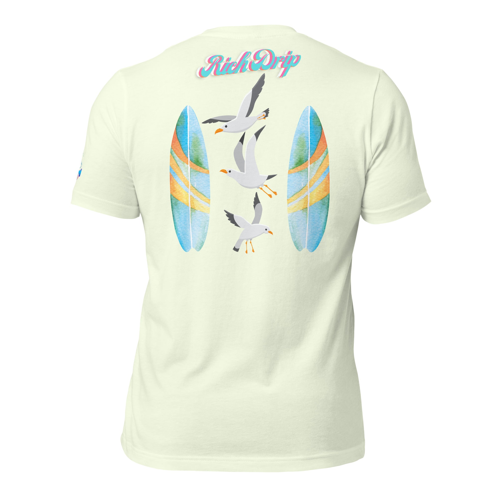 Rich Drip Blue Skies Beach Vibes RR - Unisex t-shirt Pastel
