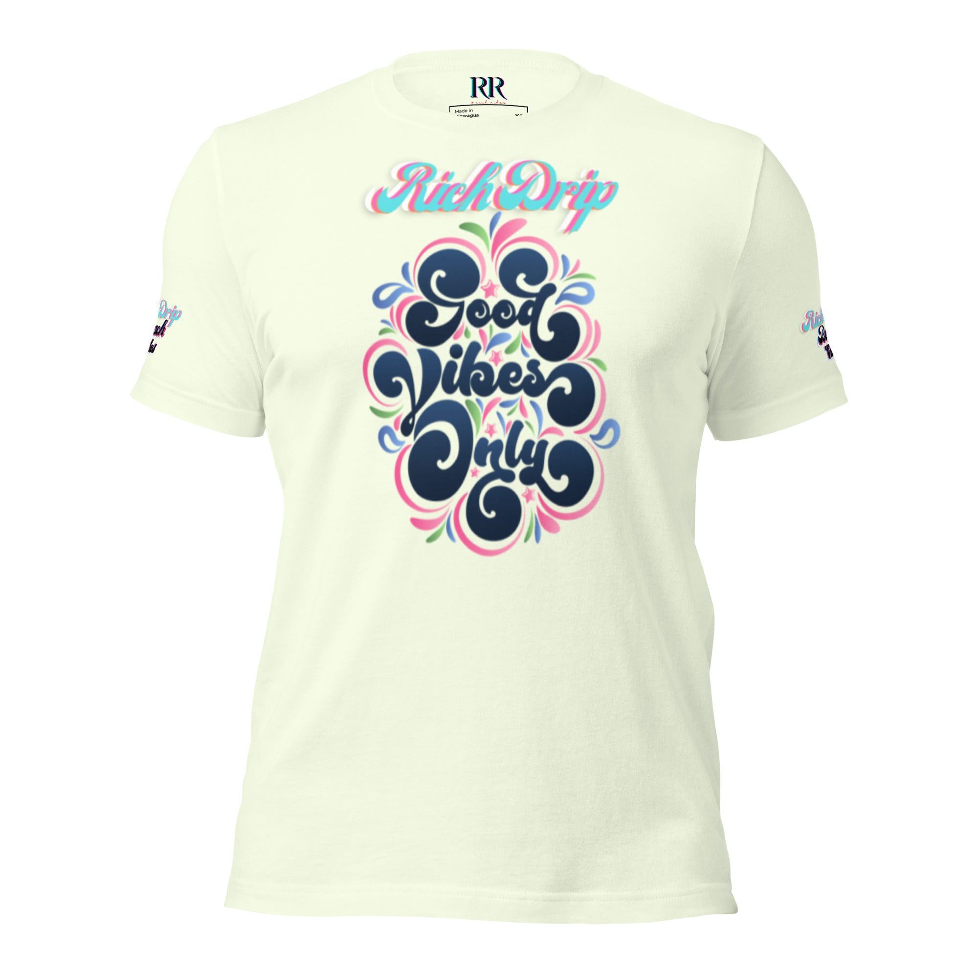 Rich Drip Good Vibes Only Blurple - Pastel Unisex t-shirt