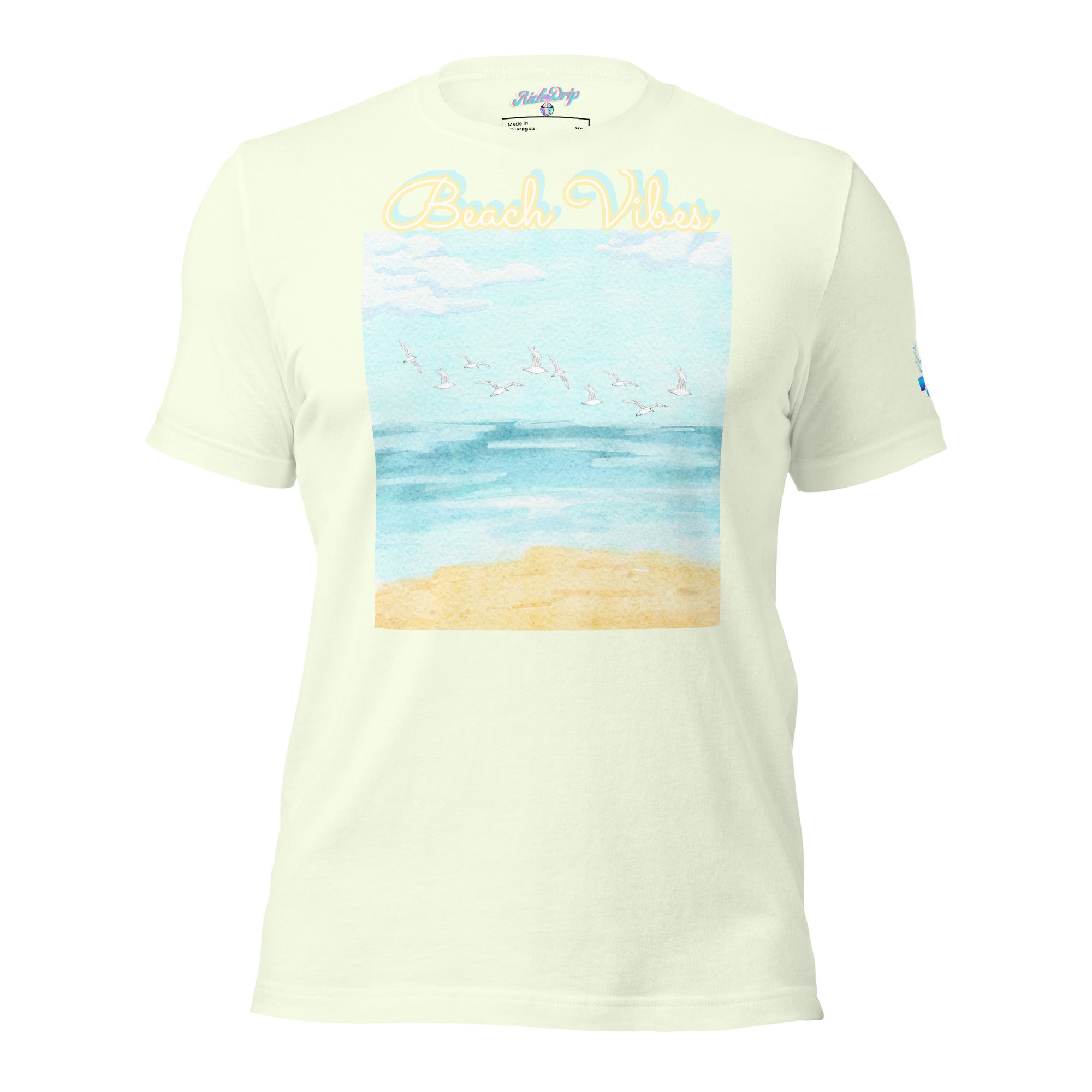 Rich Drip Blue Skies Beach Vibes RR - Unisex t-shirt Pastel