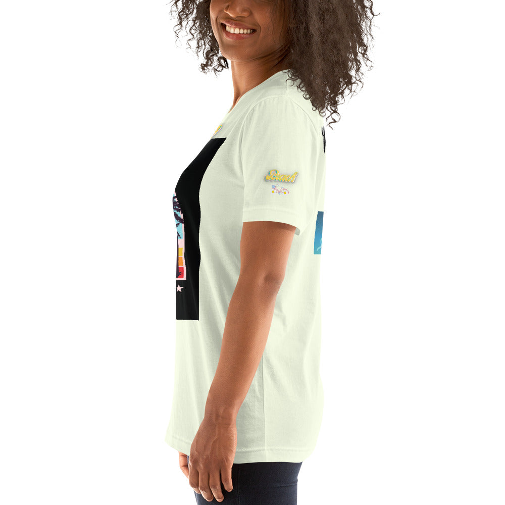 Vineyard Vibes Golden Beach Sun and Sand - Pastel Unisex t-shirt