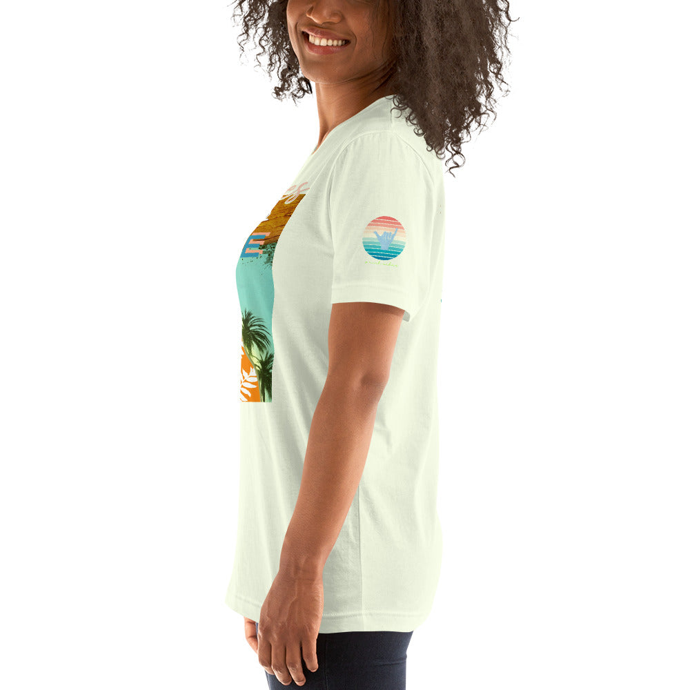 Sunset Vibes Beach Surf Creation 1.0 - Unisex t-shirt Pastel