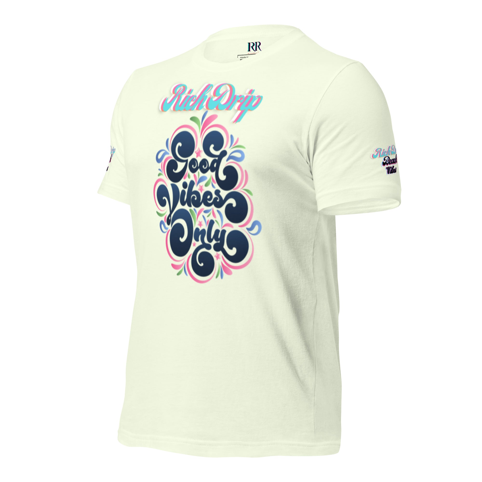 Rich Drip Good Vibes Only Blurple - Pastel Unisex t-shirt