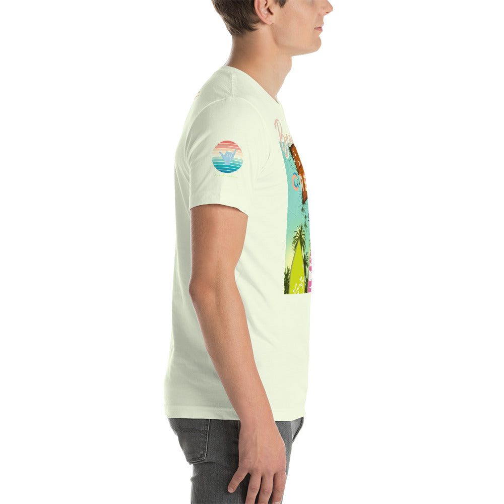 Sunset Vibes Beach Surf Creation 1.0 - Unisex t-shirt Pastel