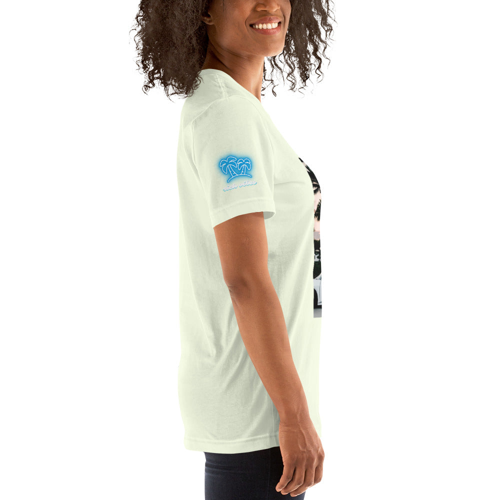 RV Rich Drip Brand Of The Brave Windy Palms White Motor Sport Pastel - Unisex t-shirt