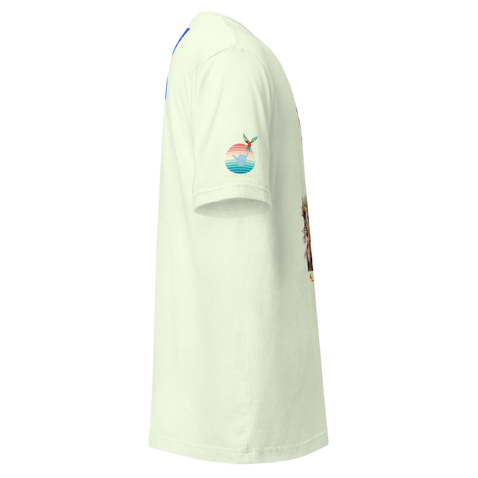 Rich Drip Volt Rich Vibes Colorful Palm Tree Silhouette Multi Colored Circle - Unisex t-shirt Pastel