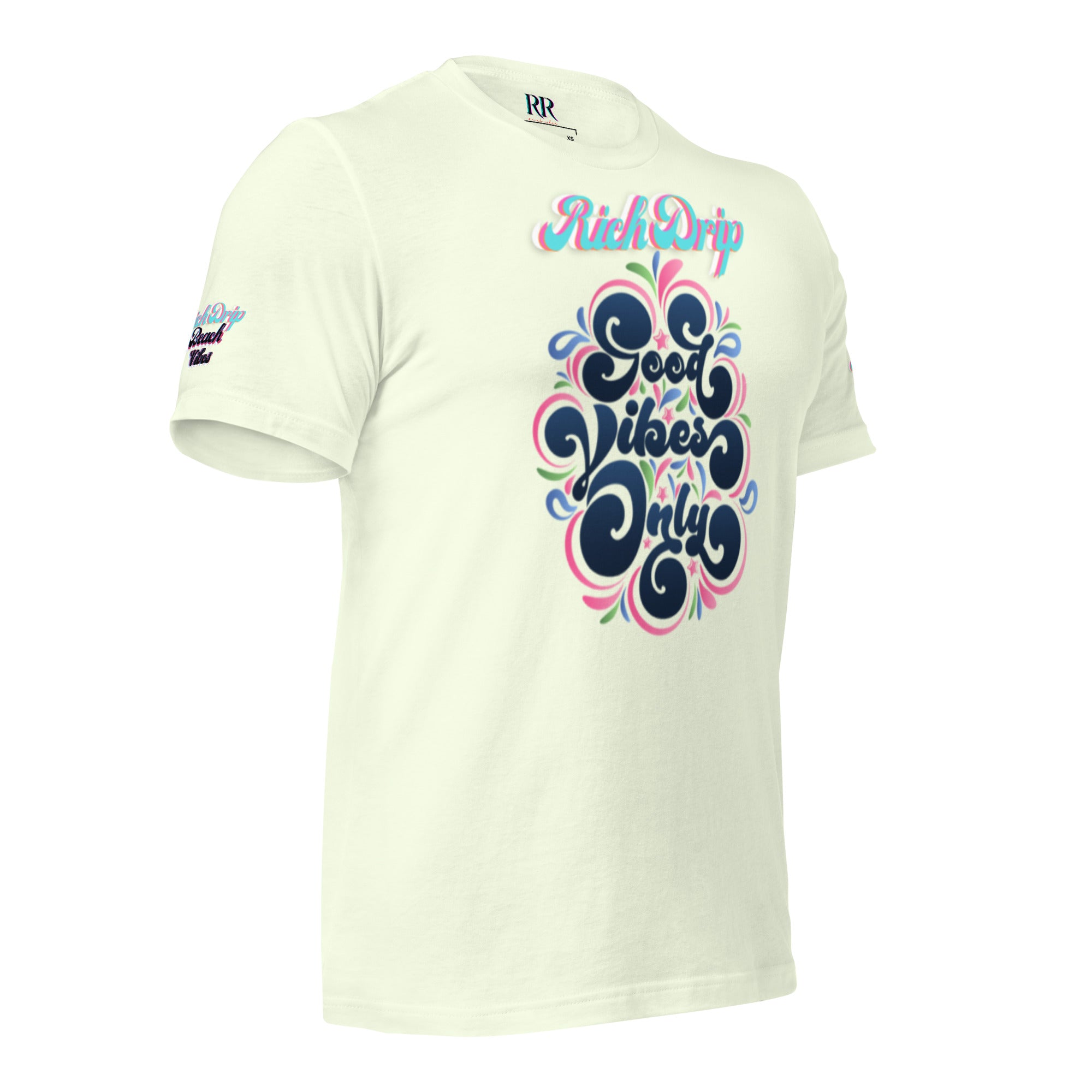 Rich Drip Good Vibes Only Blurple - Pastel Unisex t-shirt