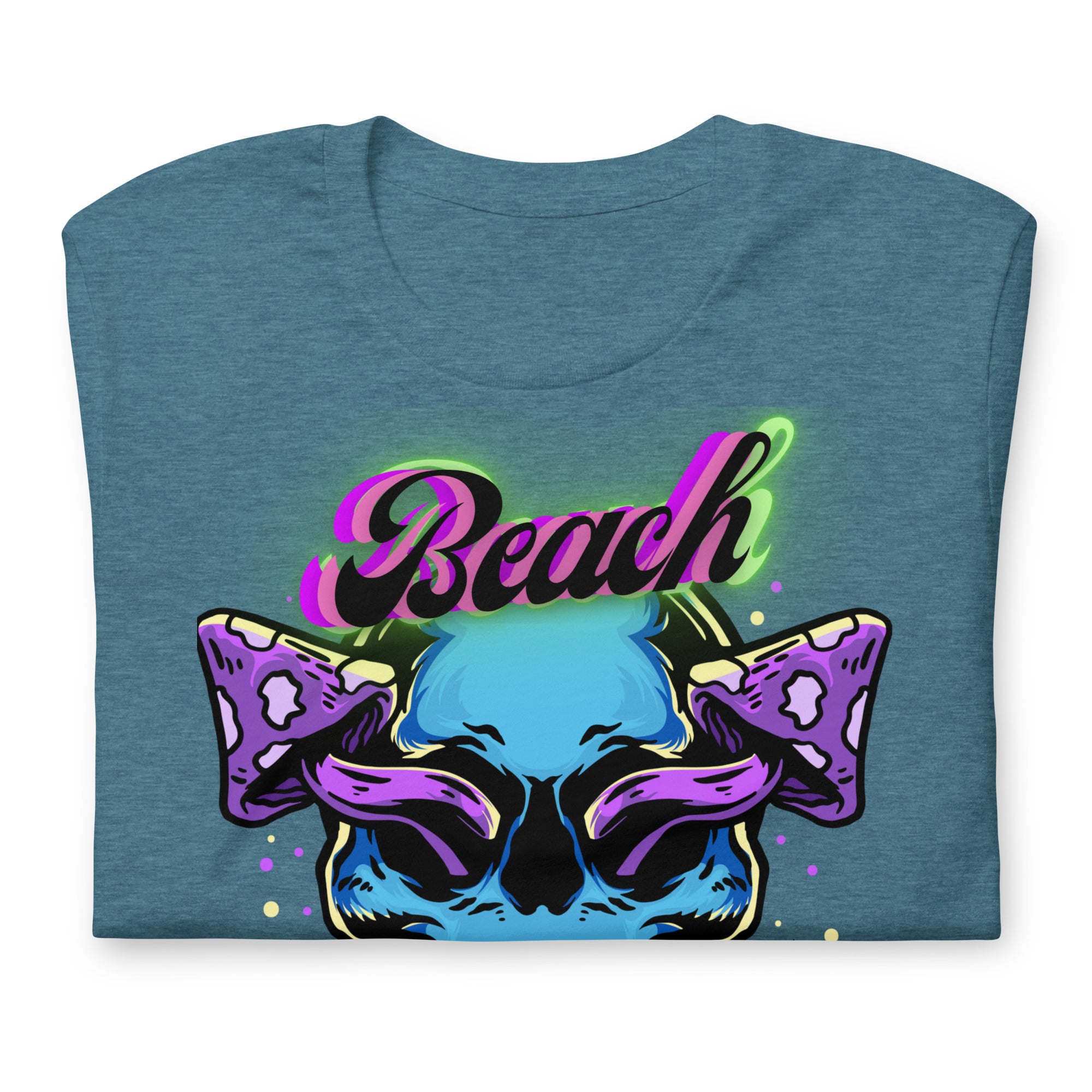 Brand Of The Brave Purple Shroom Skull Vibes - Unisex t-shirt