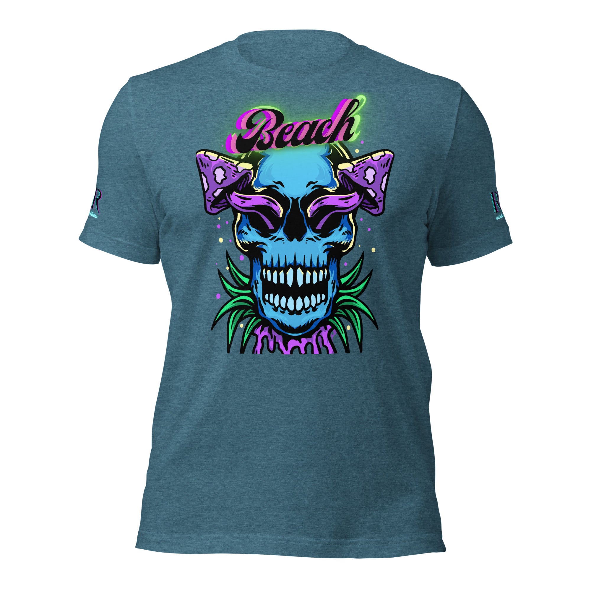 Brand Of The Brave Purple Shroom Skull Vibes - Unisex t-shirt